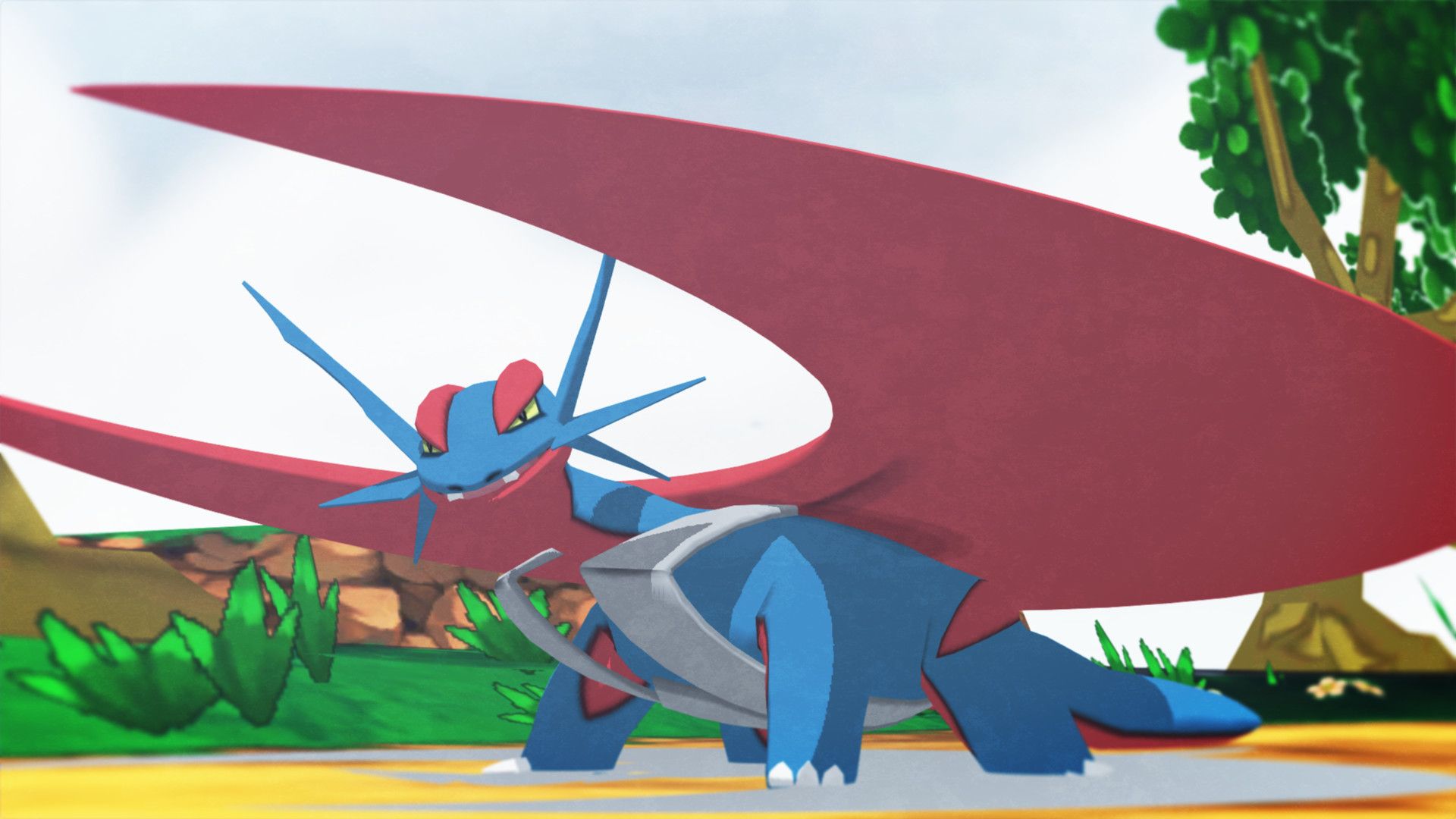 Salamence Pokémon drago blu, 1920x1080 Full HD 1080p, Laptop
