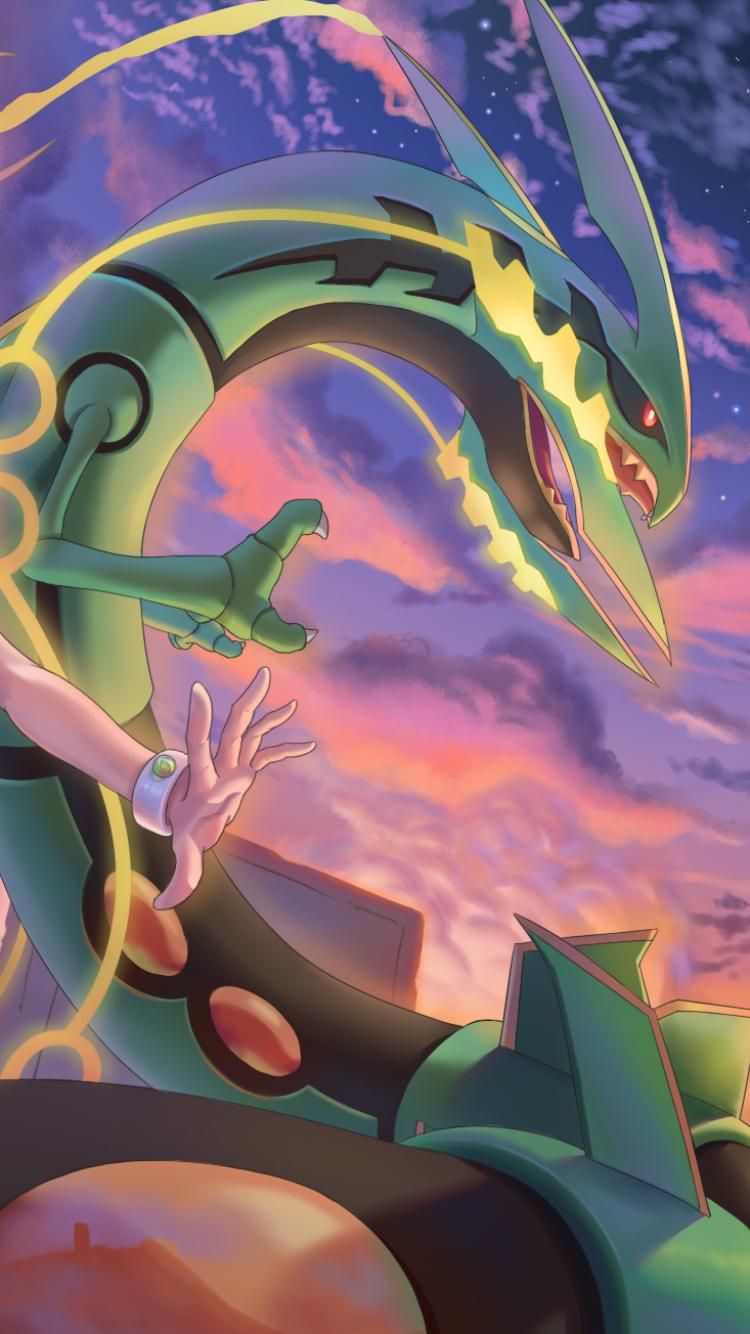 Mega Salamence drago verde, 750x1334 Verticale, Telefono