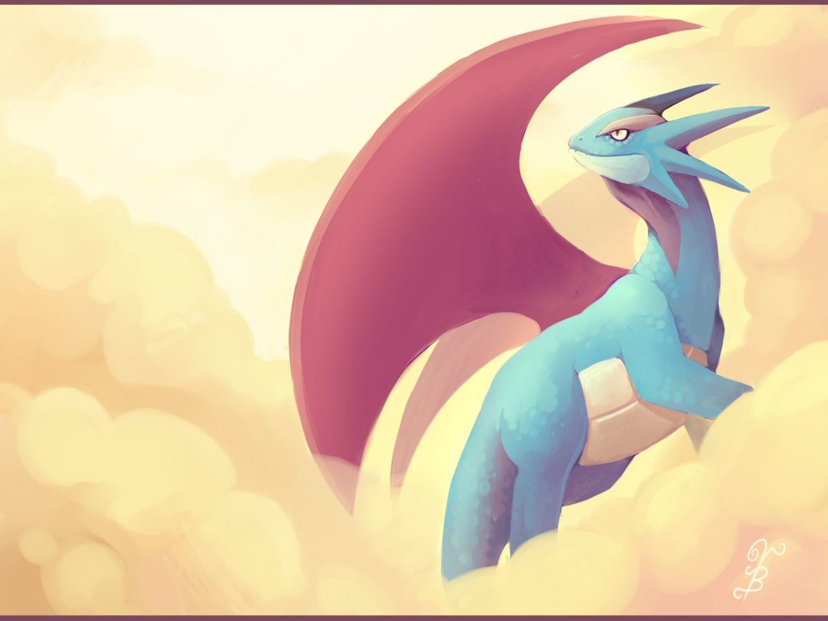 Salamence Pokemon drago blu, creature tascabili, 1200x900 HD, PC