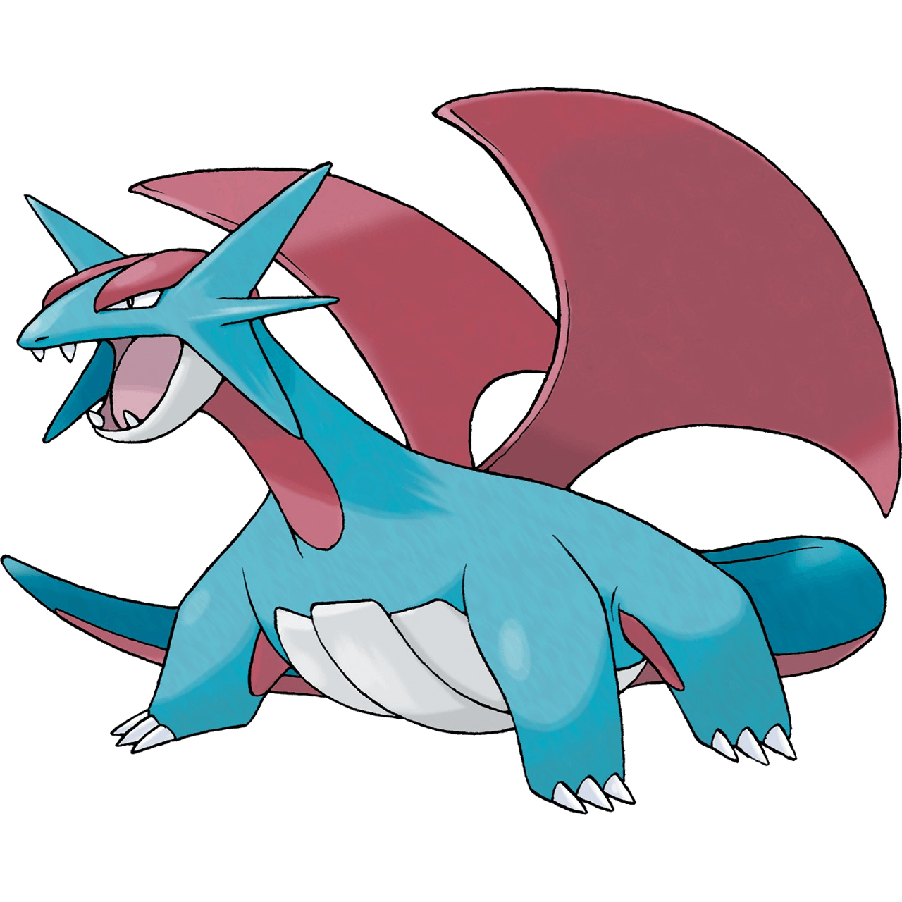 Salamence Pokémon drago blu, 1280x1280 HD, Desktop