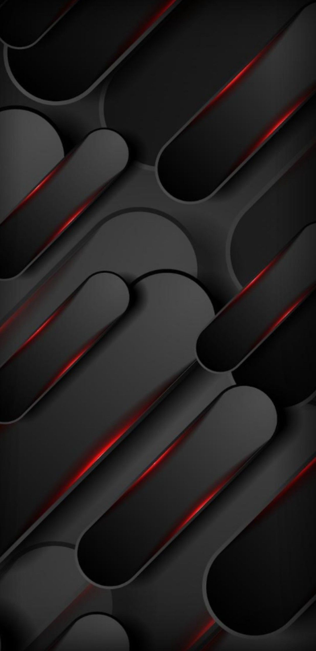 Cubi 3D neri e blu, 1080x1920 Verticale, Galaxy Ultra