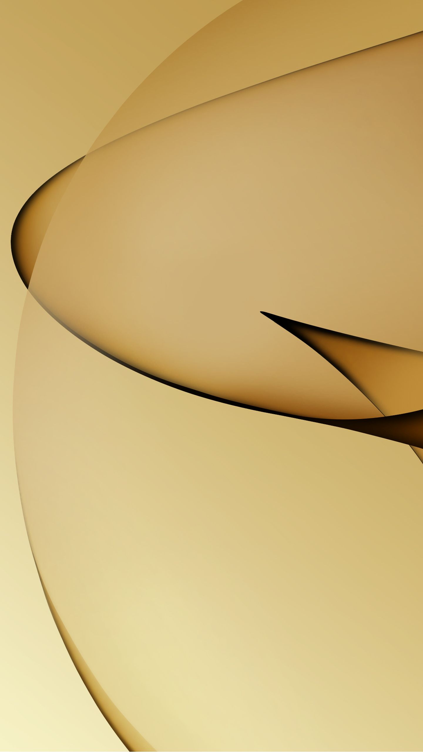Curve astratte dorate, 1440x2560 Full HD Verticale, Galaxy Z