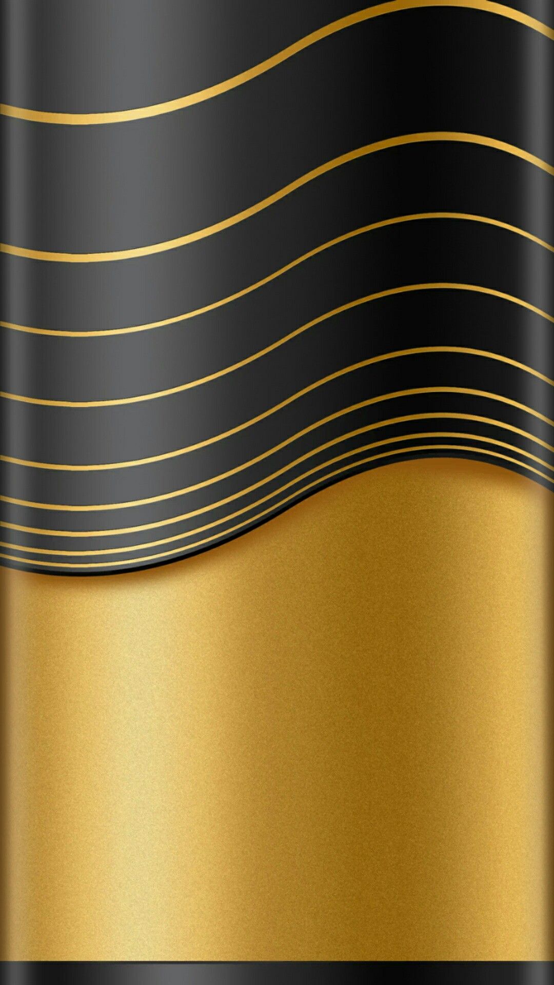 Onde nero e oro, 1080x1920 Full HD Verticale, Galaxy S