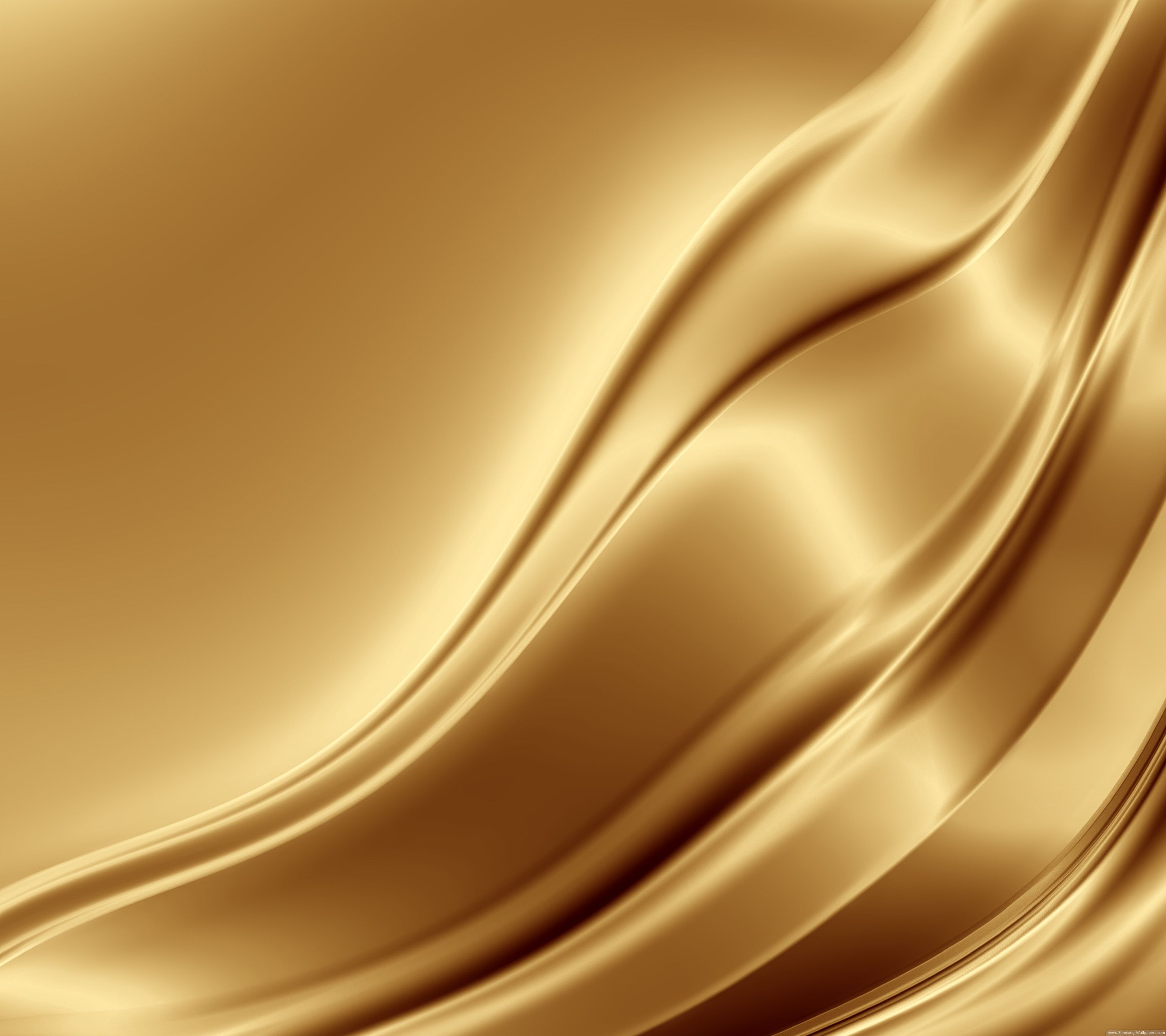 Onde astratte dorate lucide, 2880x2560 2K, Laptop