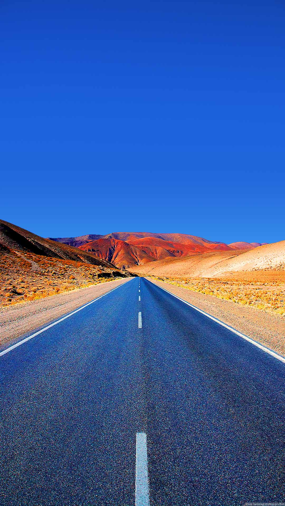 strada deserto montagne rosse, 1000x1777 Verticale, Samsung Galaxy