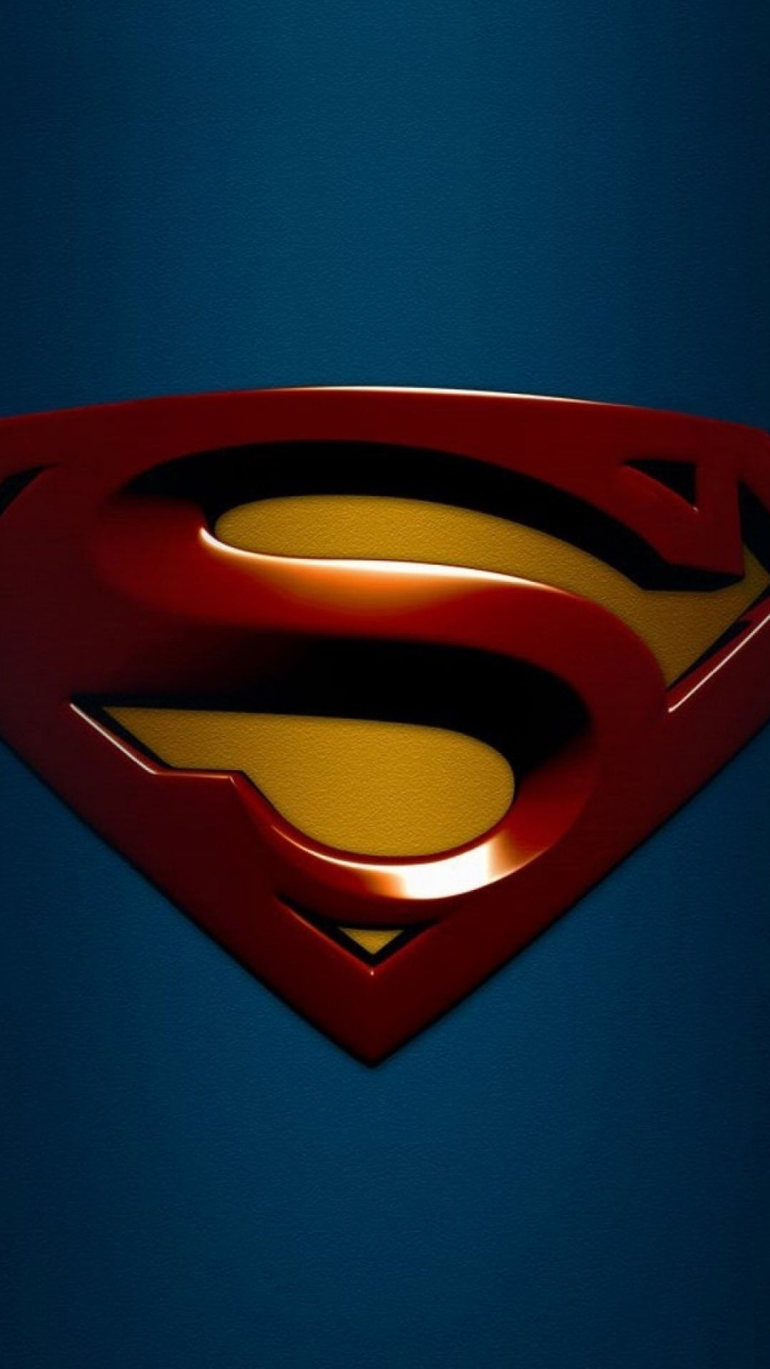 Logo Superman rosso blu, DC Comics, 1080x1920 Full HD Verticale, Galaxy Z