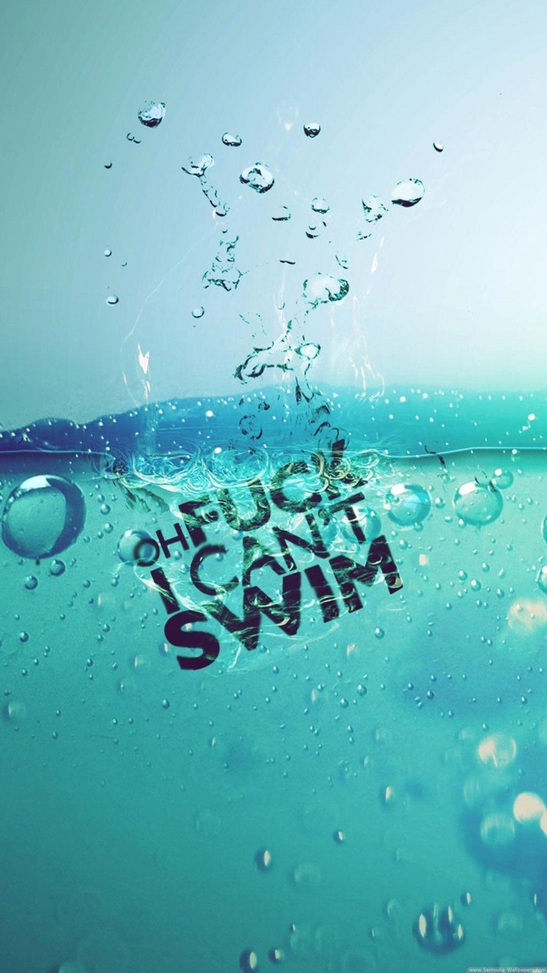 Bolle acqua testo umoristico, 1080x1920 Full HD Verticale, Galaxy Z