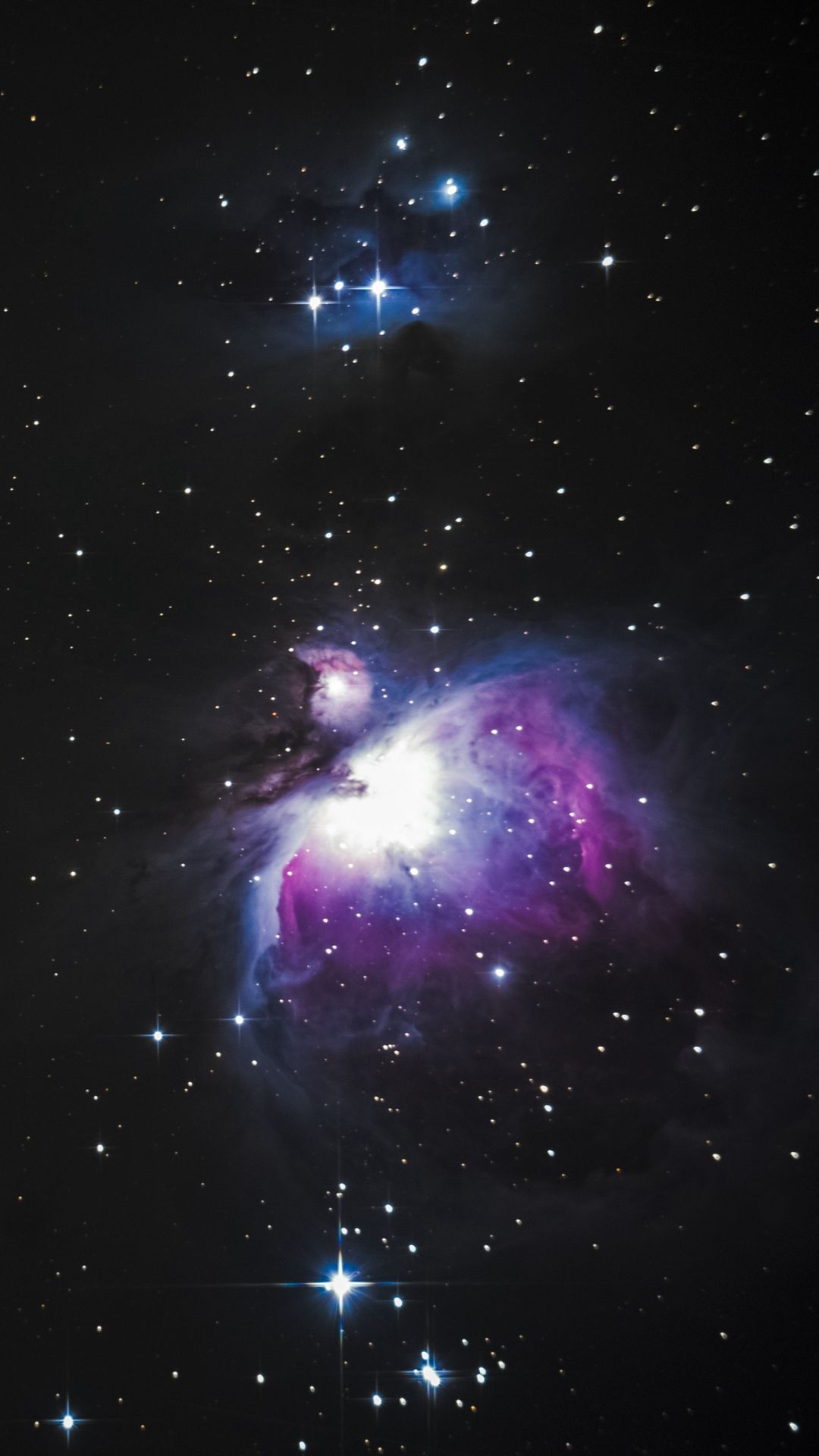 Nebulosa spaziale viola, 1080x1920 Verticale, Galaxy Note