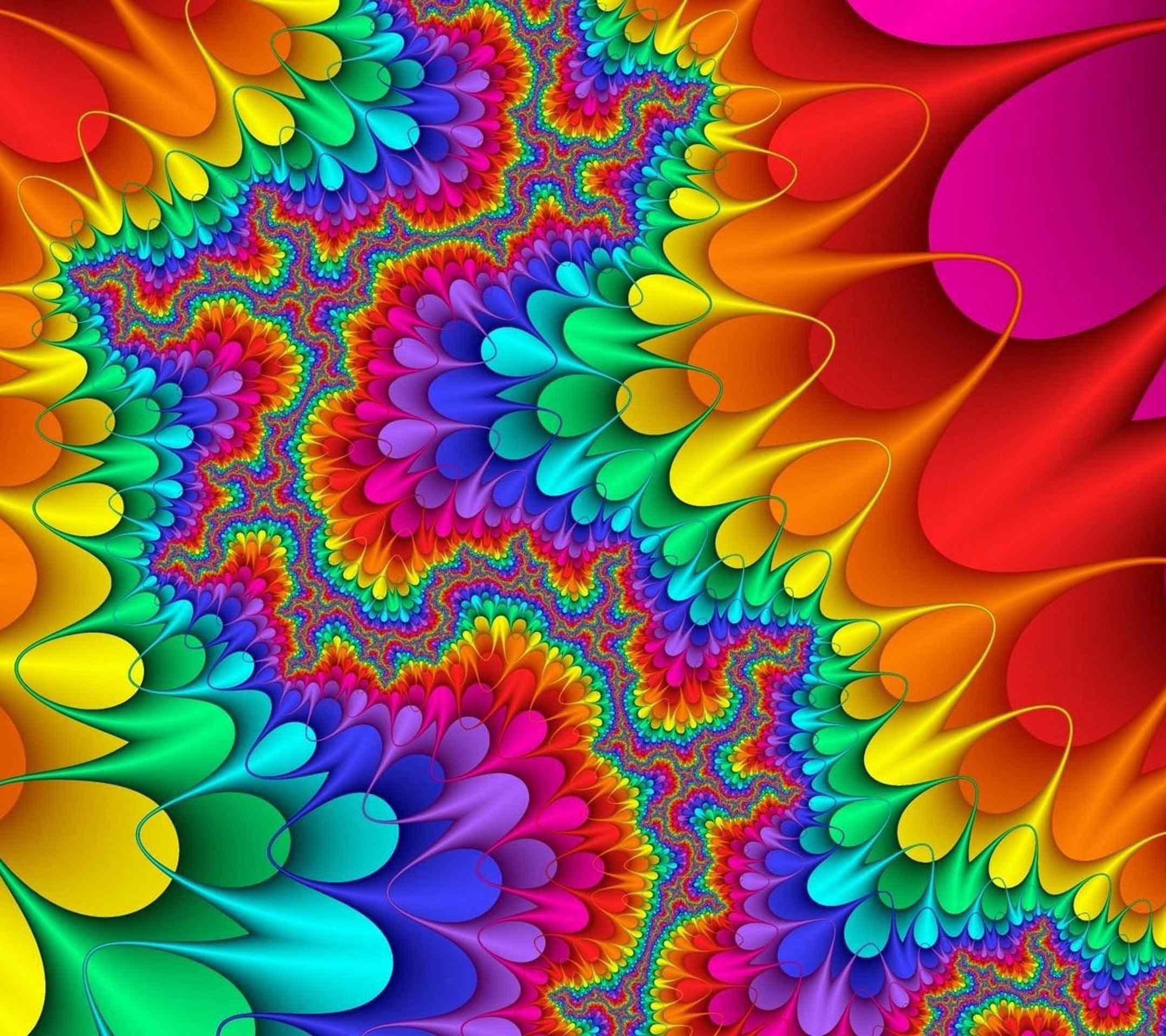 Cuore rosso su caramelle colorate, 1080x1920 Verticale, Galaxy Note