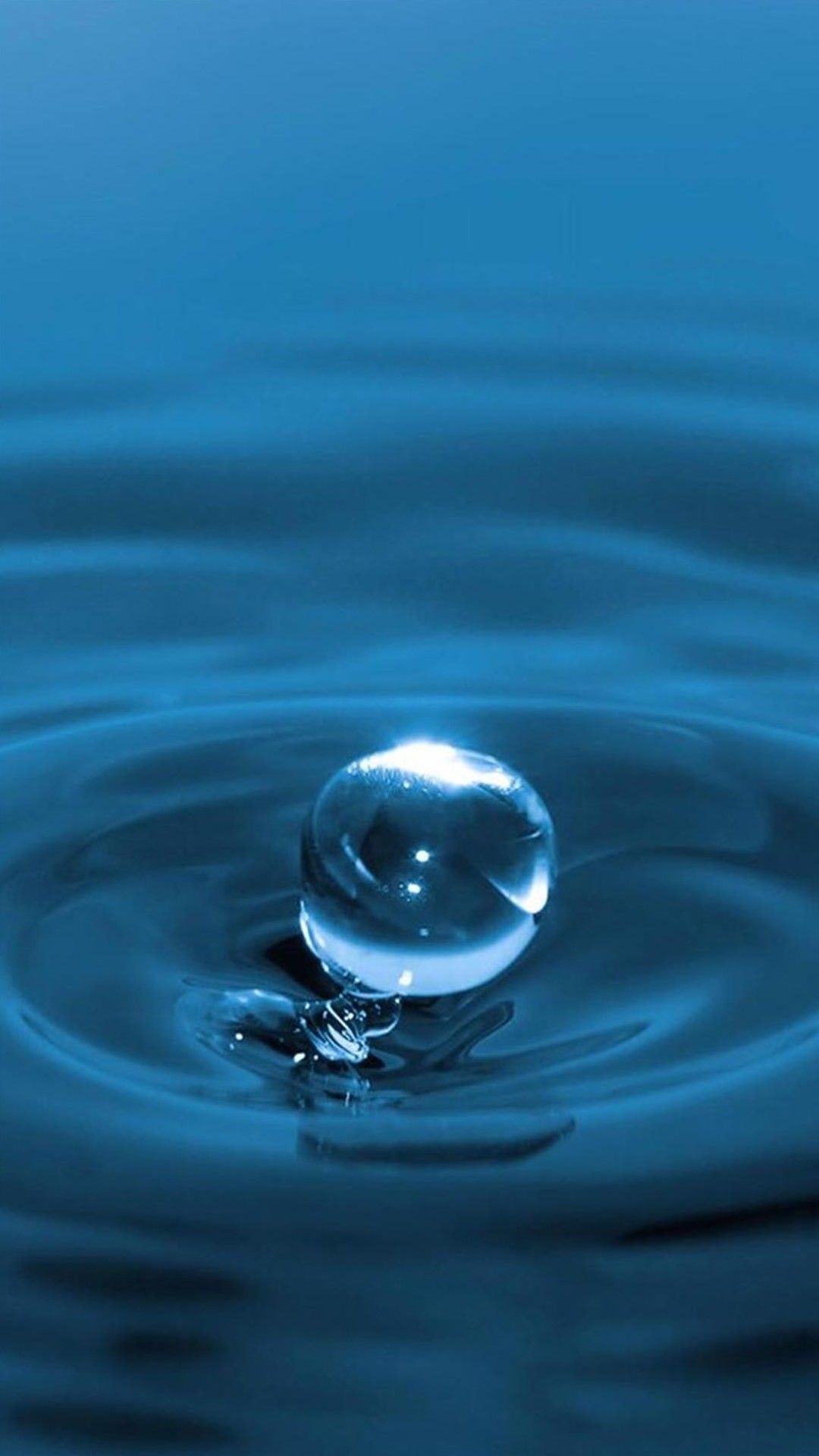 Goccia d'acqua sfera blu, 1080x1920 Full HD Verticale, Galaxy A