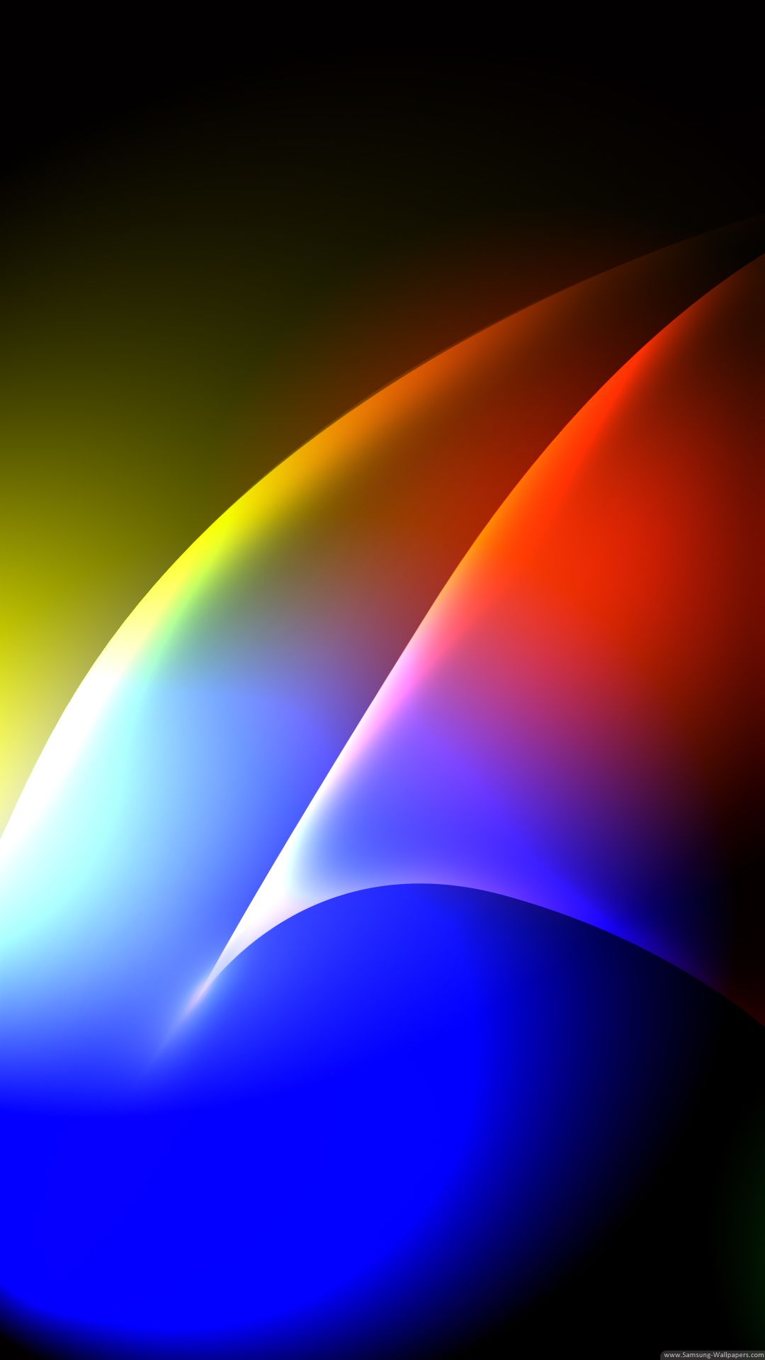Onde astratte colorate sfumate, 1080x1920 Full HD Verticale, Galaxy S