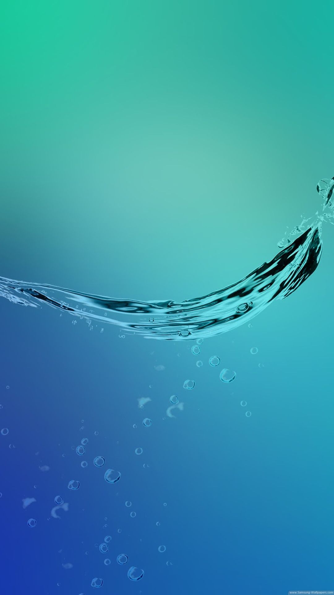 Onda d'acqua astratta blu, 1080x1920 Full HD Verticale, Galaxy Z