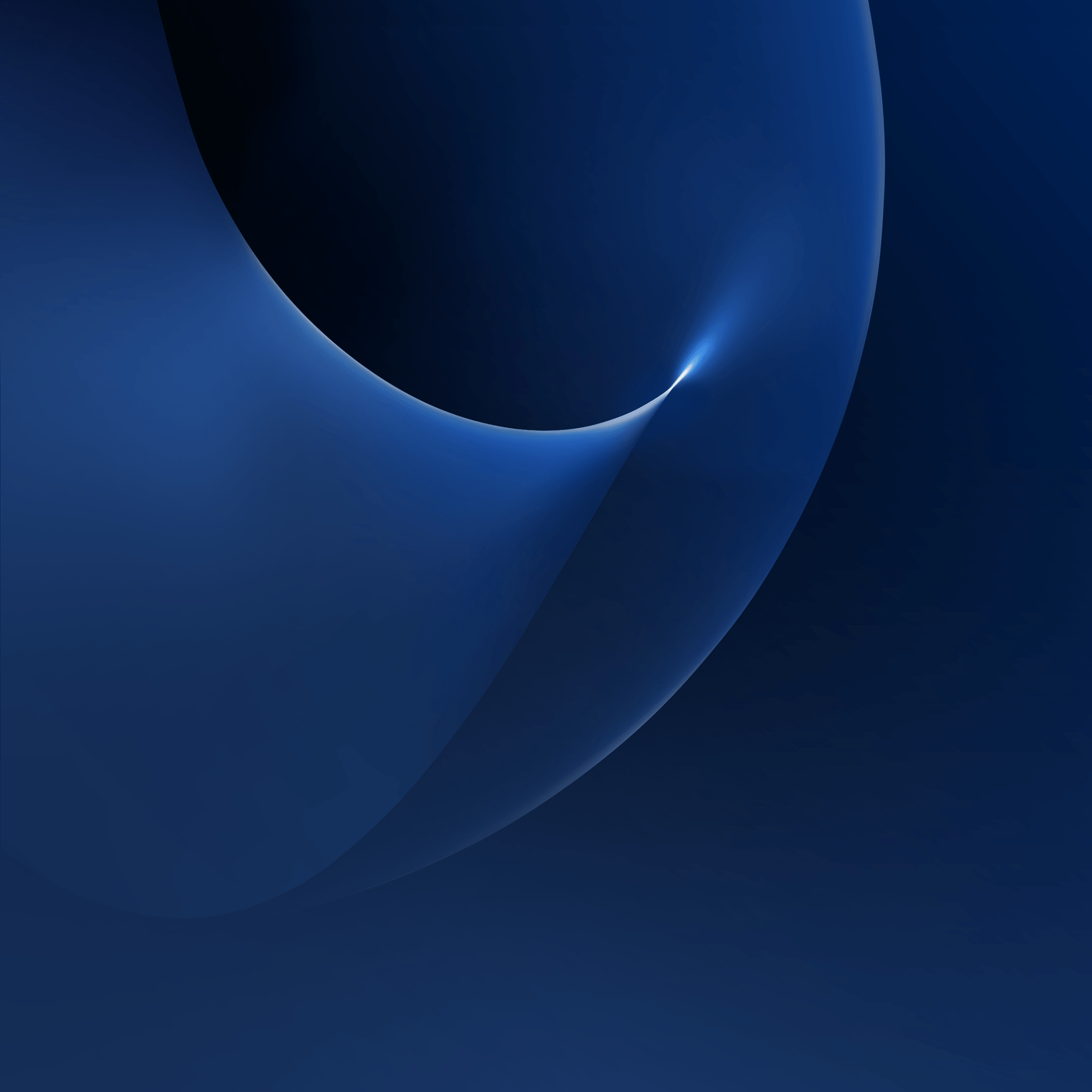 Curve astratte blu scuro, 2240x2240 alta risoluzione, Desktop