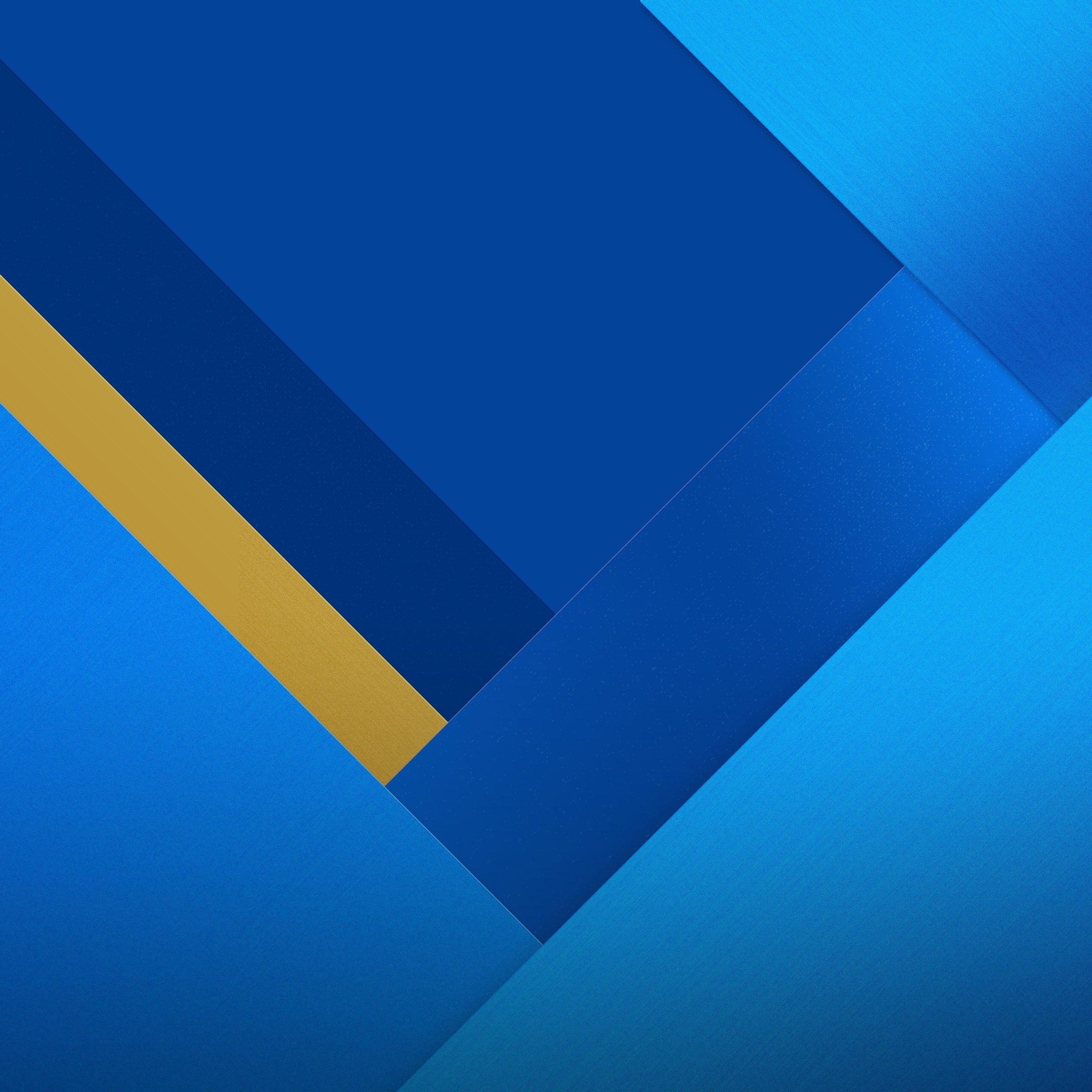 Forme geometriche blu e giallo, 2560x2560 WQXGA, Laptop