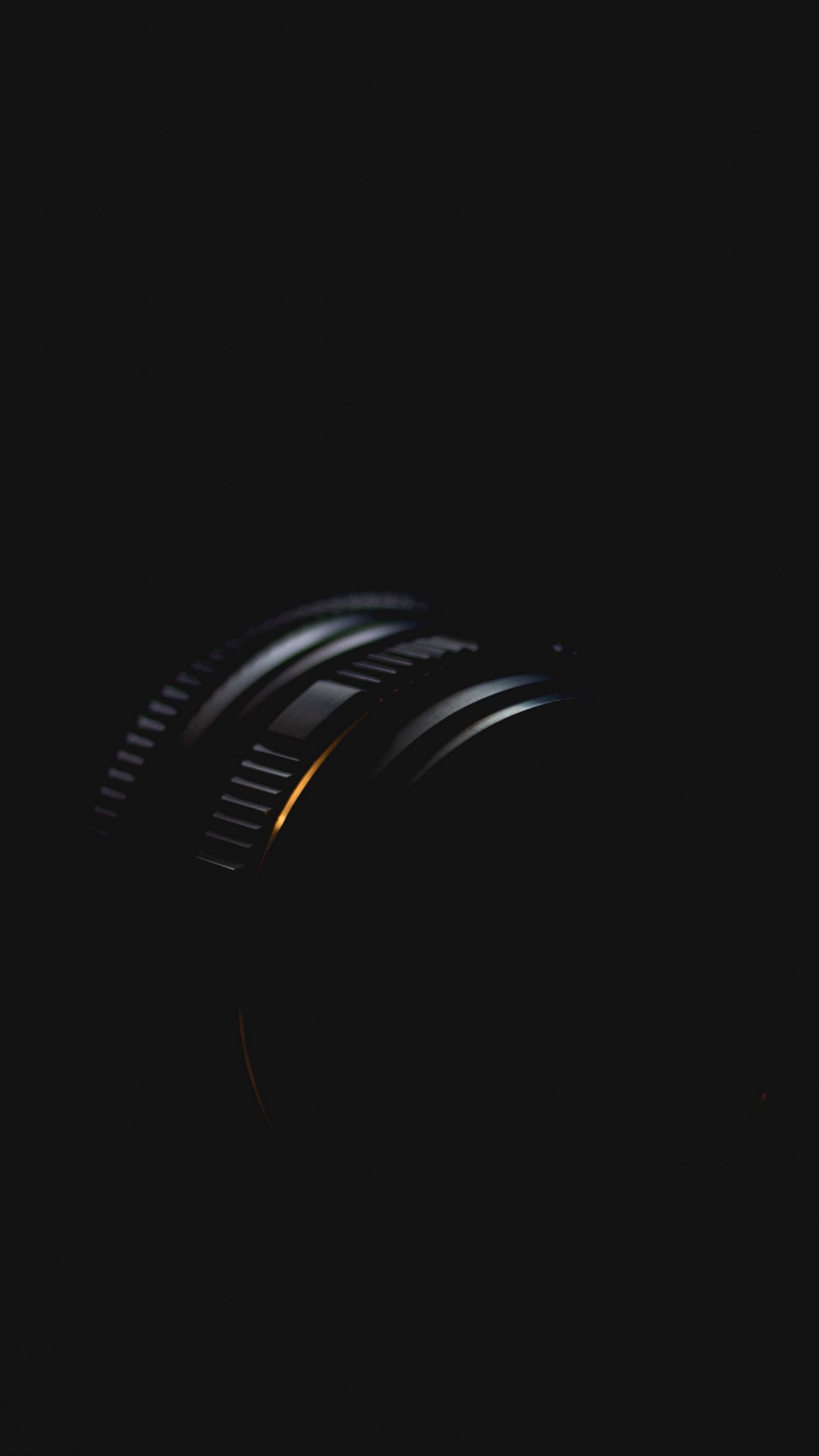 Obiettivo fotocamera scuro minimalista, 1440x2560 Full HD Verticale, Galaxy S