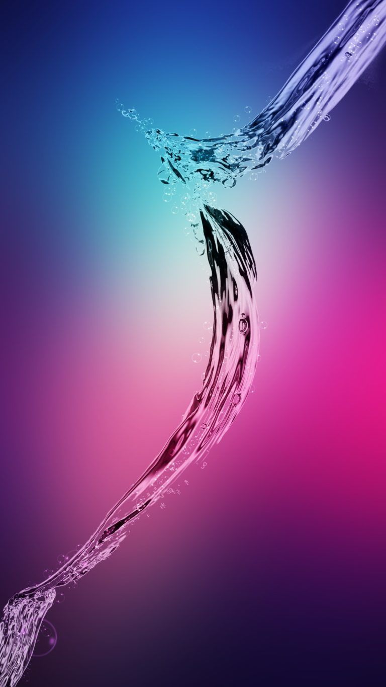 Spirale d'acqua astratta colorata, 768x1365 Verticale, Galaxy Ultra