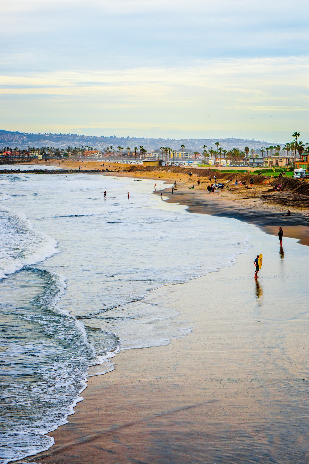 Spiaggia San Diego California costa, 1000x1500 Full HD Verticale, Smartphone