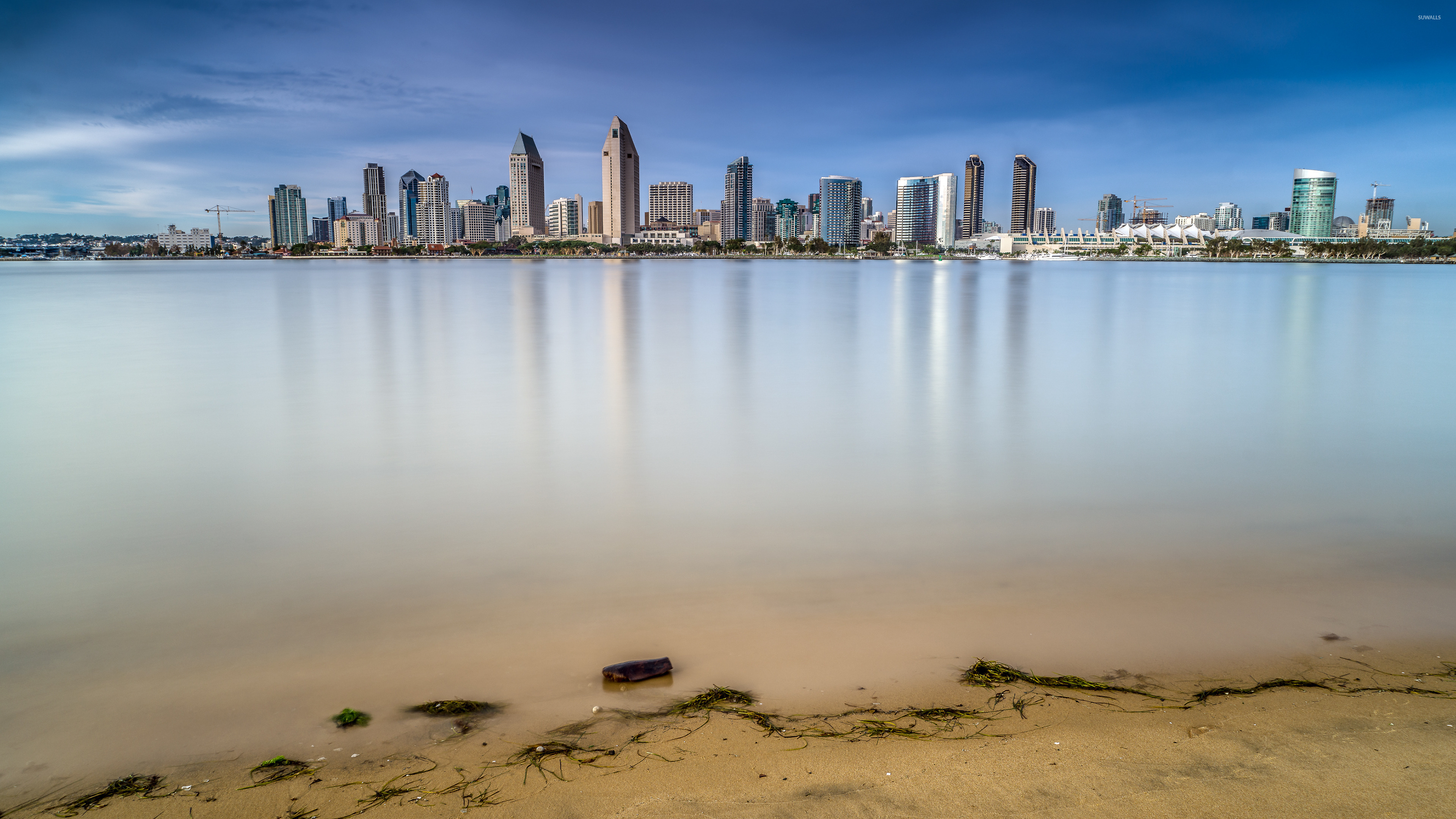 Skyline San Diego con baia, 3840x2160 Ultra HD, Monitor 4K