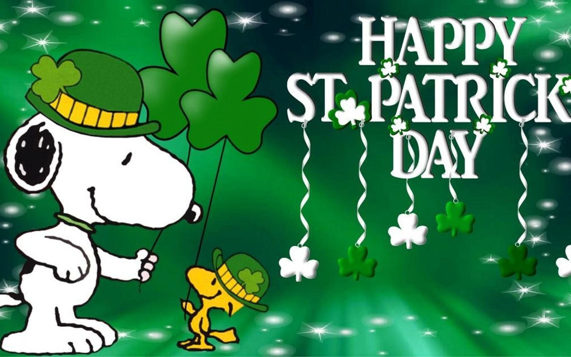 Snoopy e Woodstock San Patrizio, 1920x1200 Full HD+ WUXGA, Laptop