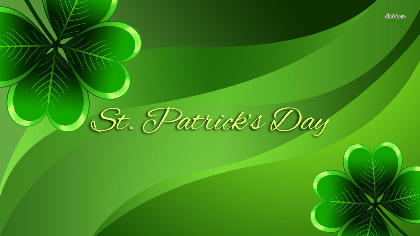 Trifogli verdi San Patrizio, 1366x768 720p, Laptop