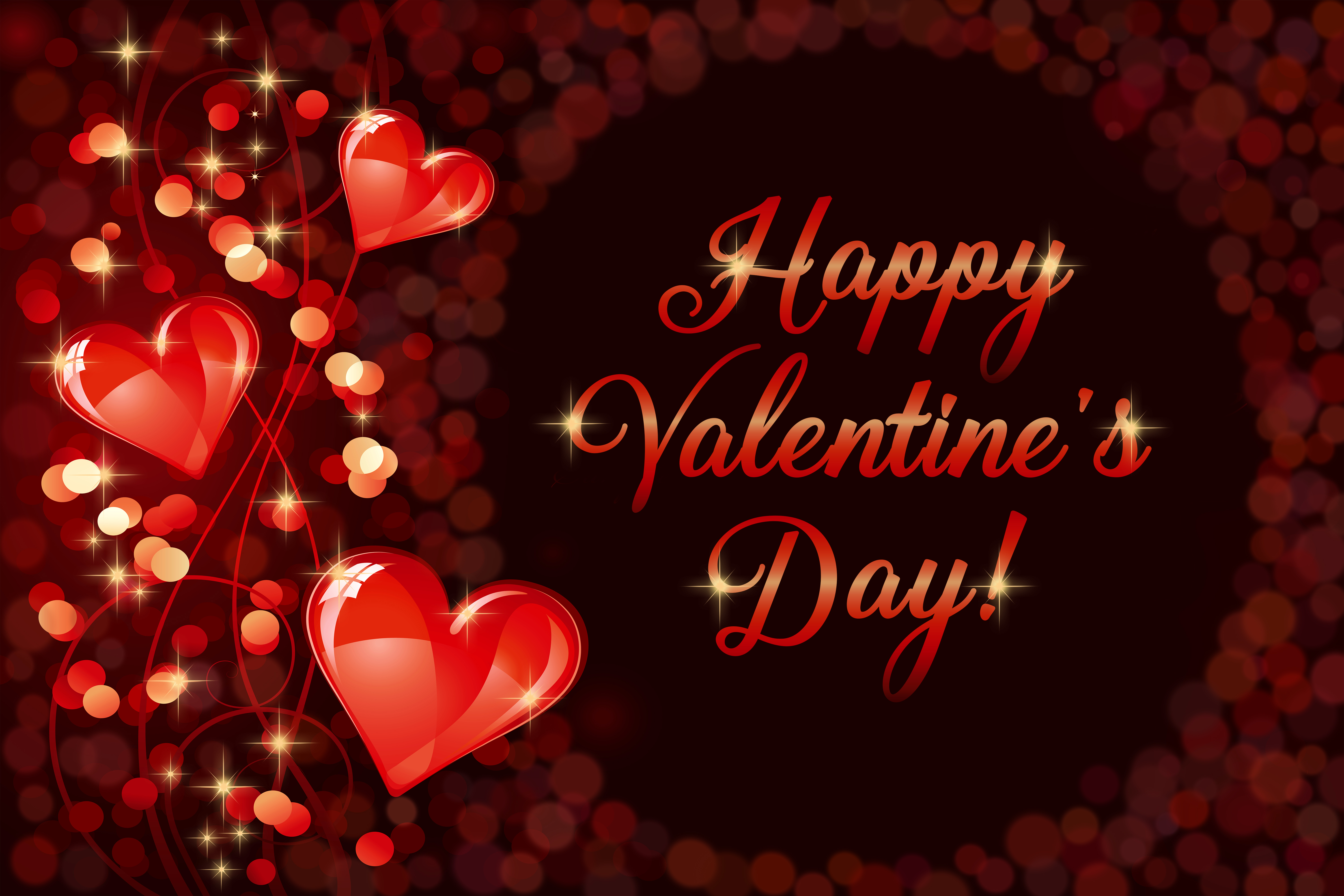 Cuori rossi San Valentino, 6000x4000 Ultra HD, 4K TV