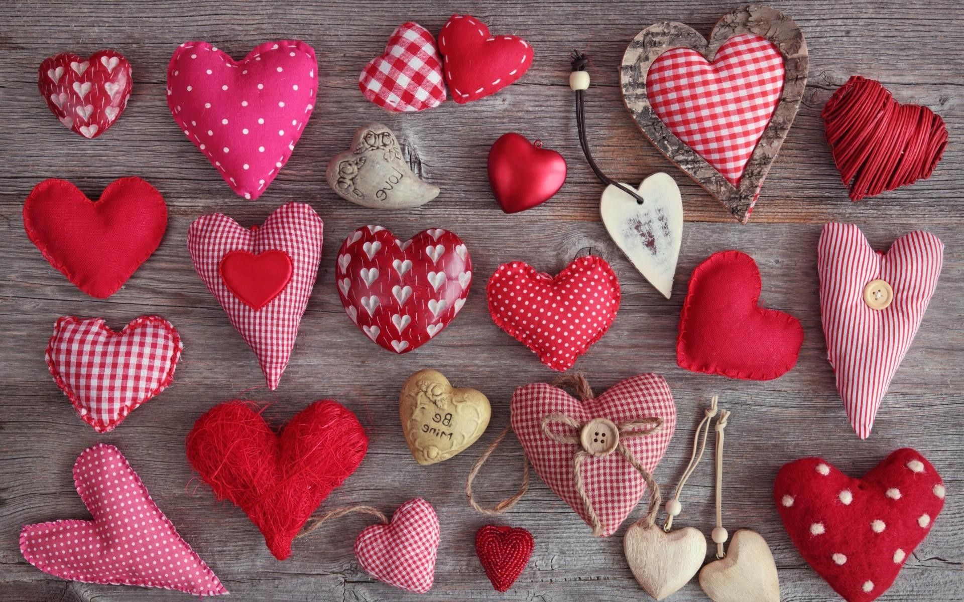 Cuori di stoffa San Valentino, 1920x1200 WUXGA, Desktop