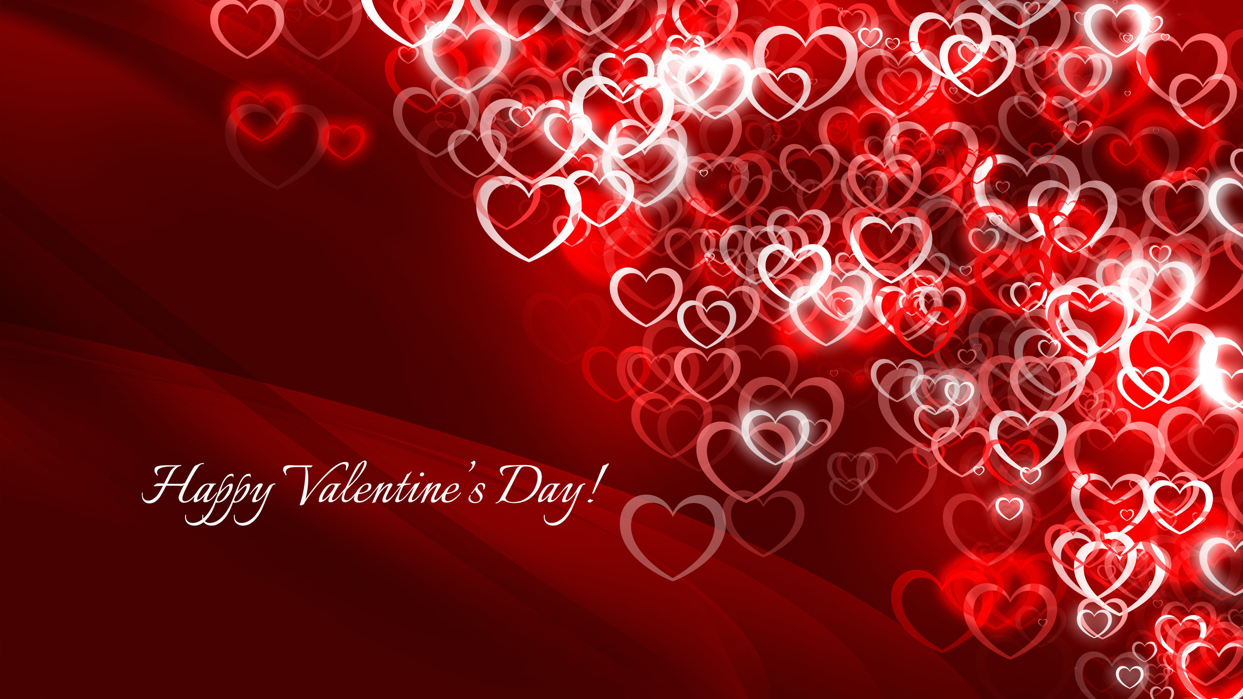 Cuori rossi San Valentino, 2560x1440 QHD, Laptop