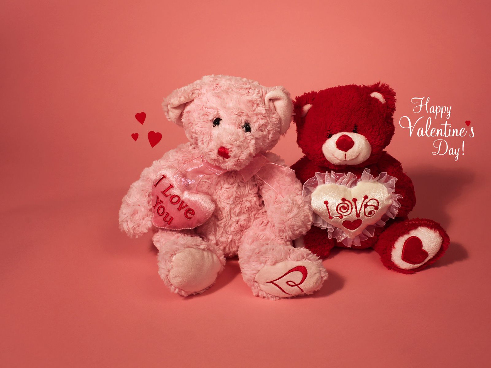 orsacchiotti rosa e rossi San Valentino, 1600x1200 HD Ready, PC
