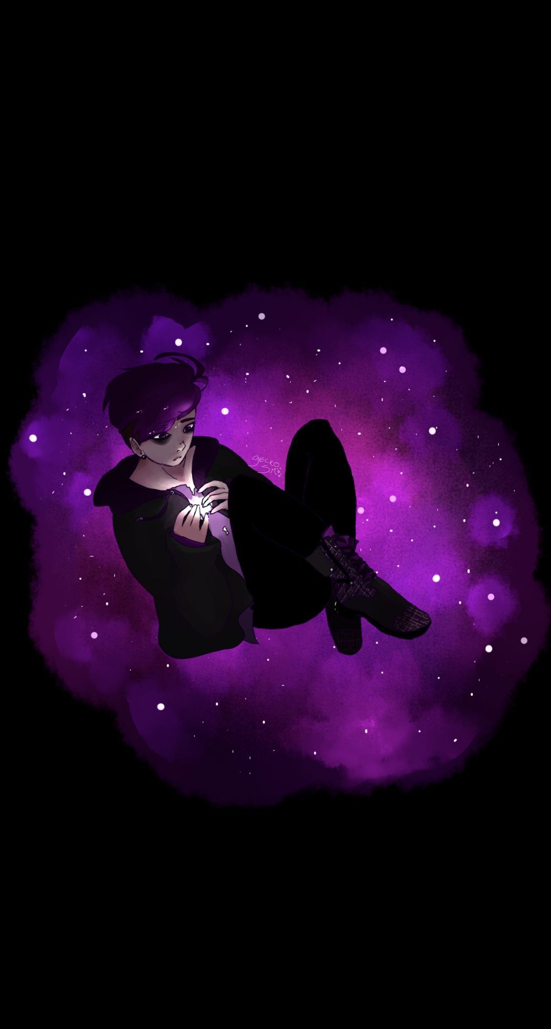 Personaggio capelli viola, Sanders Sides, 1280x1280 720p, PC