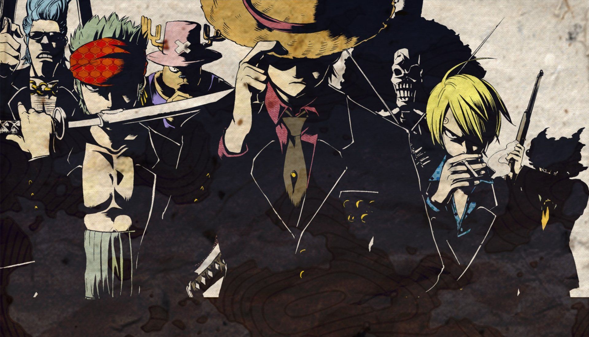 Sanji e ciurma One Piece, Eiichiro Oda, 1920x1200 Full HD+ WUXGA, PC