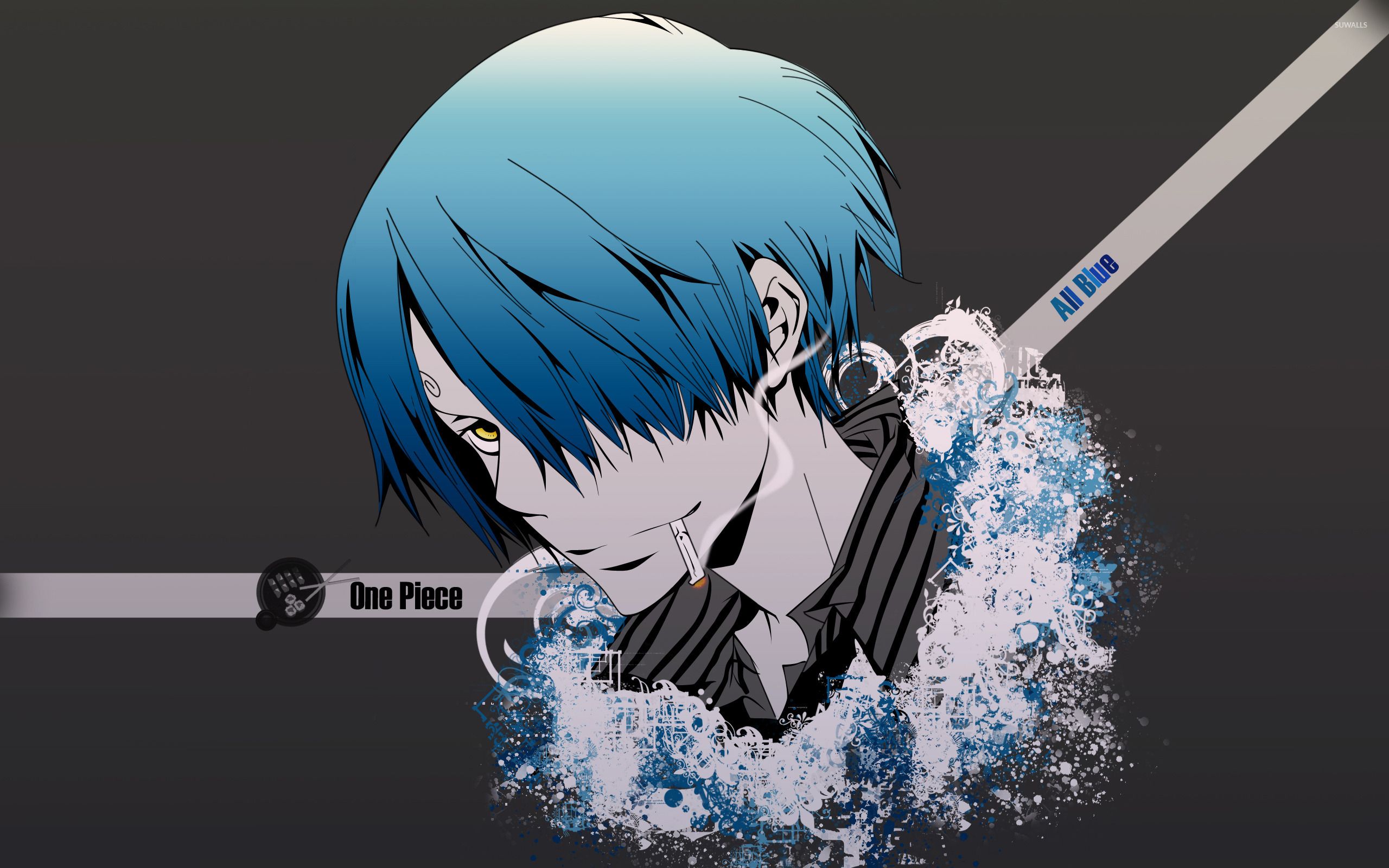 Sanji capelli blu One Piece, 2560x1600 2K+, PC