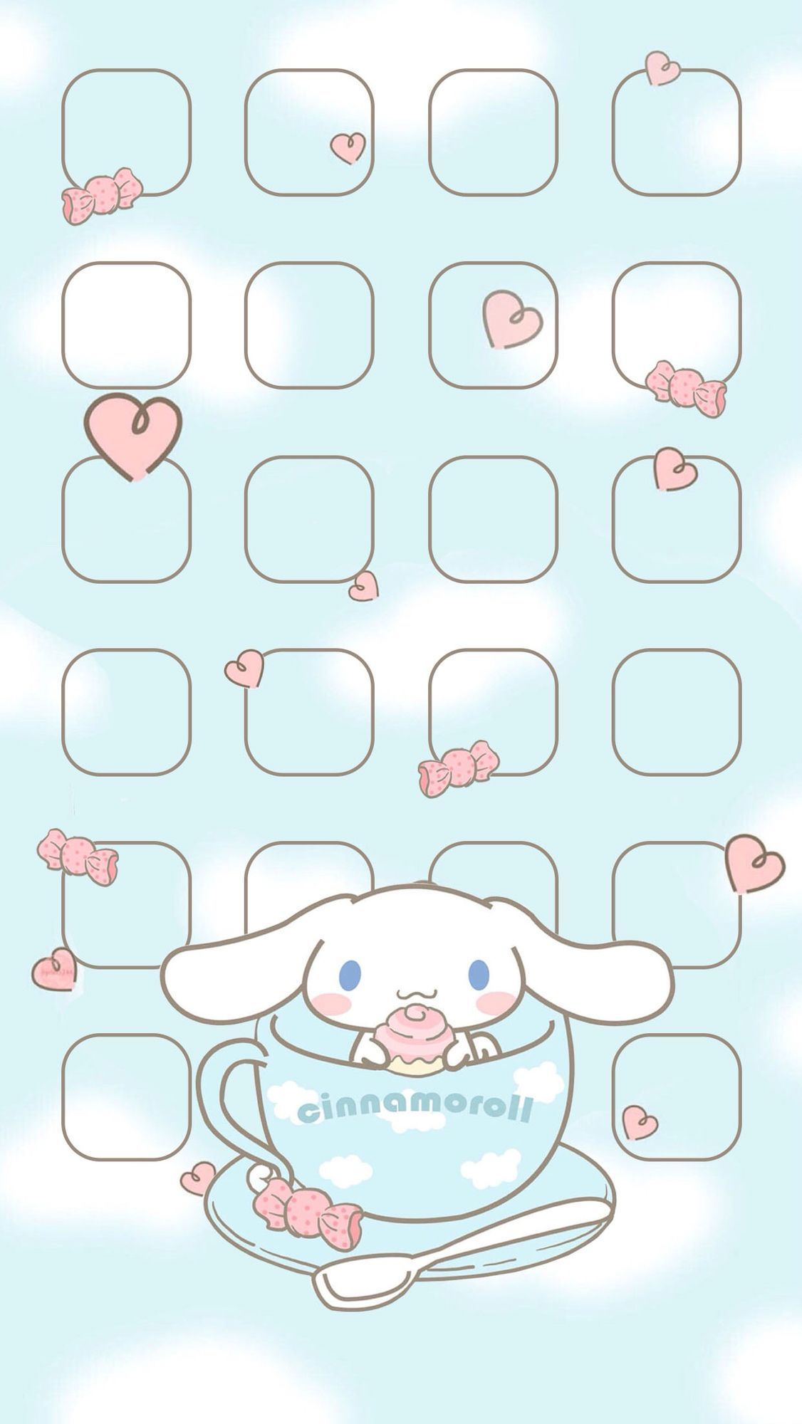 Cinnamoroll Sanrio icone azzurro, 1126x2000 Full HD Verticale, iPhone Plus