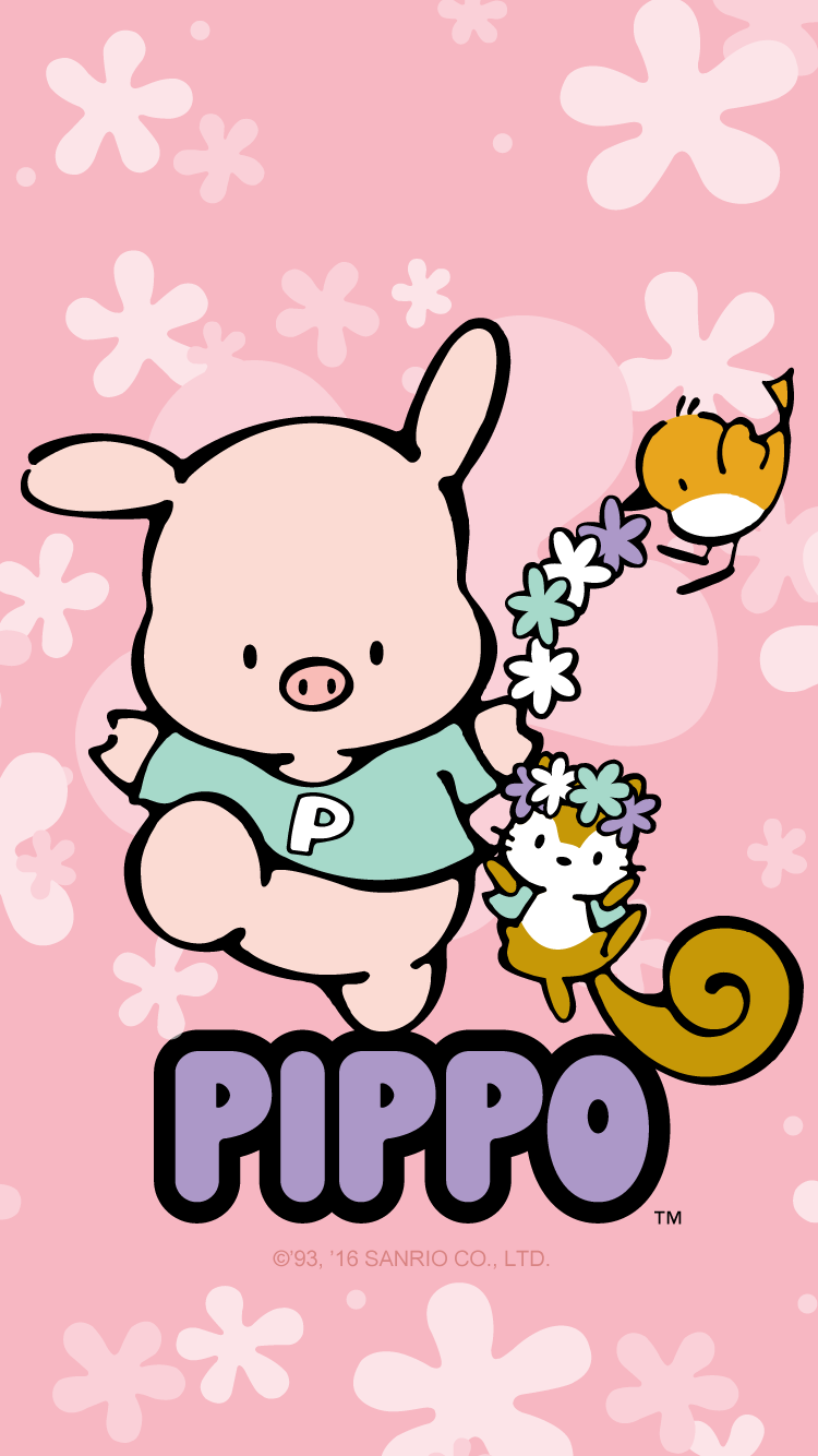 Pippo maialino Sanrio rosa, 750x1334 Verticale, iPhone Pro