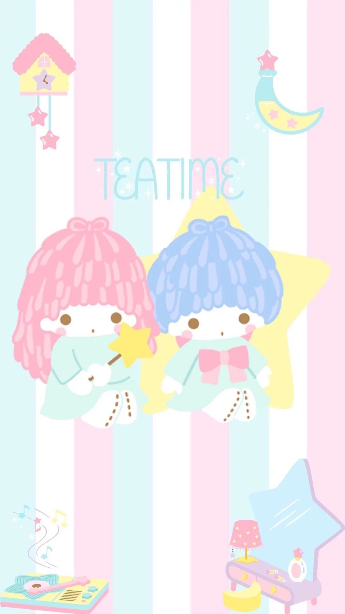 Little Twin Stars Sanrio, 1200x2133 Verticale, iPhone Pro