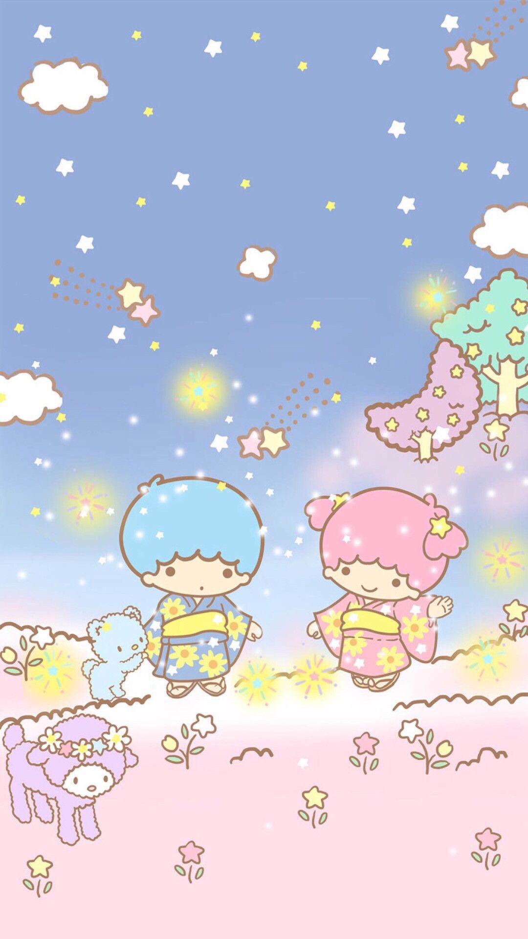 Little Twin Stars Sanrio, 1080x1920 Verticale, iPhone Pro