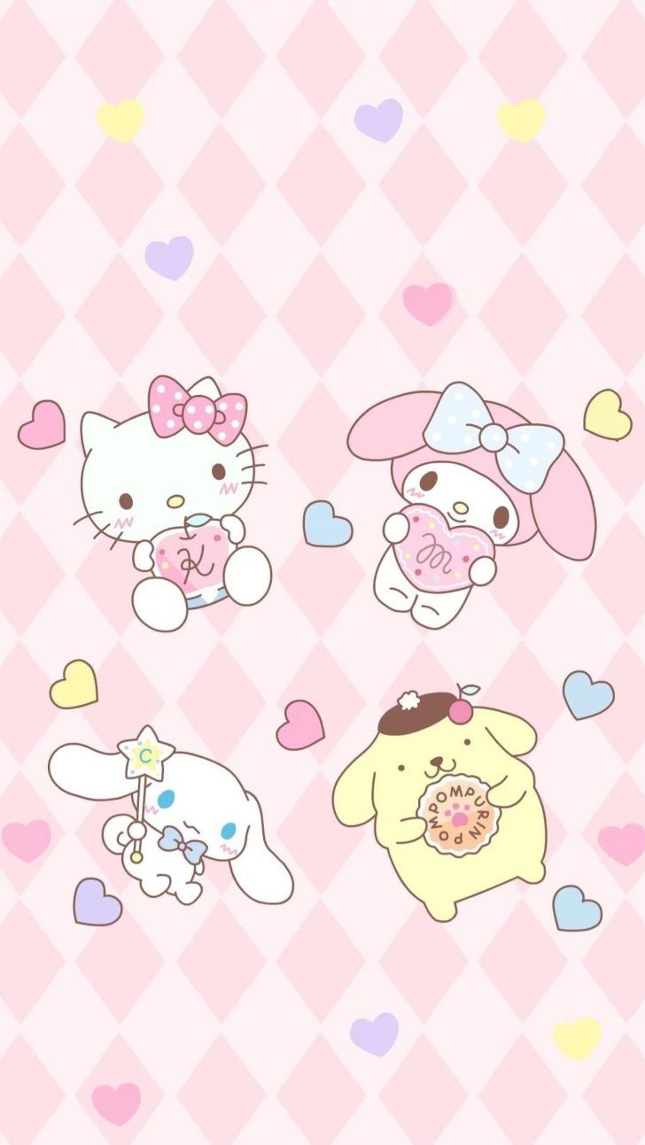 Hello Kitty e amici Sanrio, 728x1293 Verticale, iPhone Pro Max