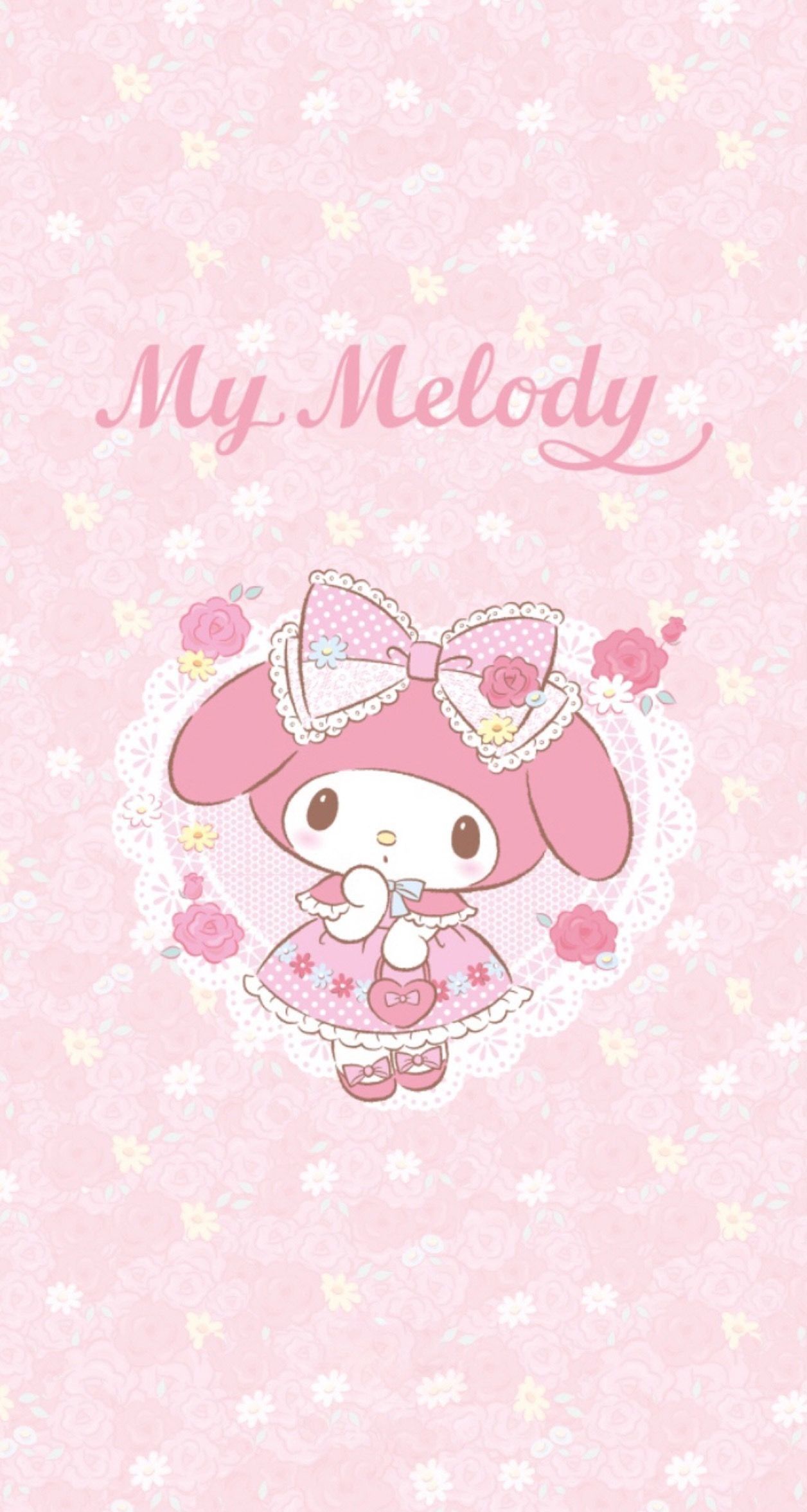 My Melody Sanrio rosa, 1256x2353 Full HD Verticale, iPhone Pro