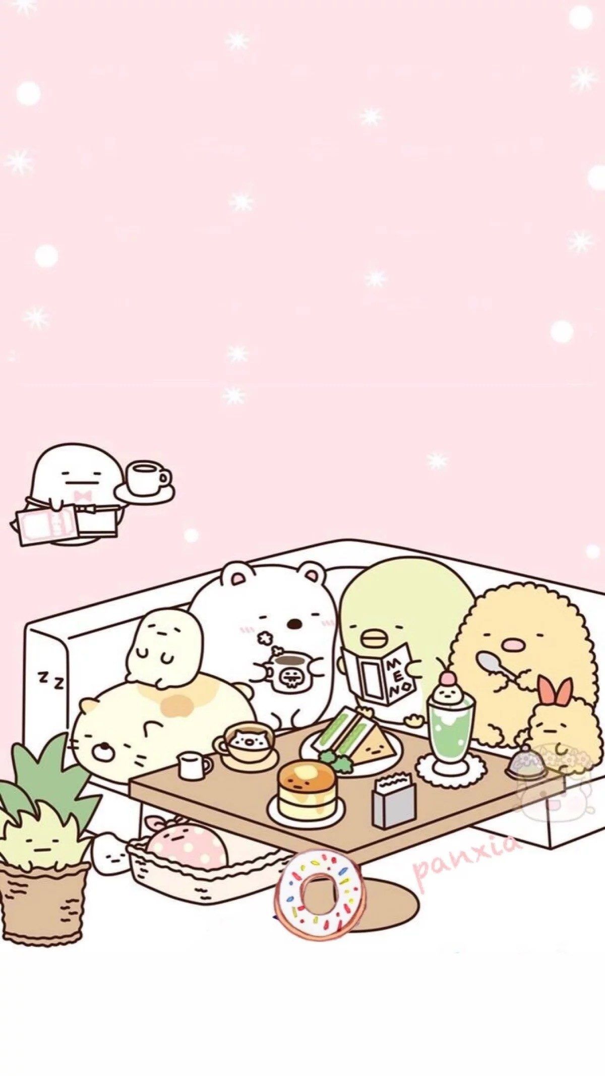 Sumikko Gurashi personaggi kawaii, 1200x2134 Verticale, iPhone Air