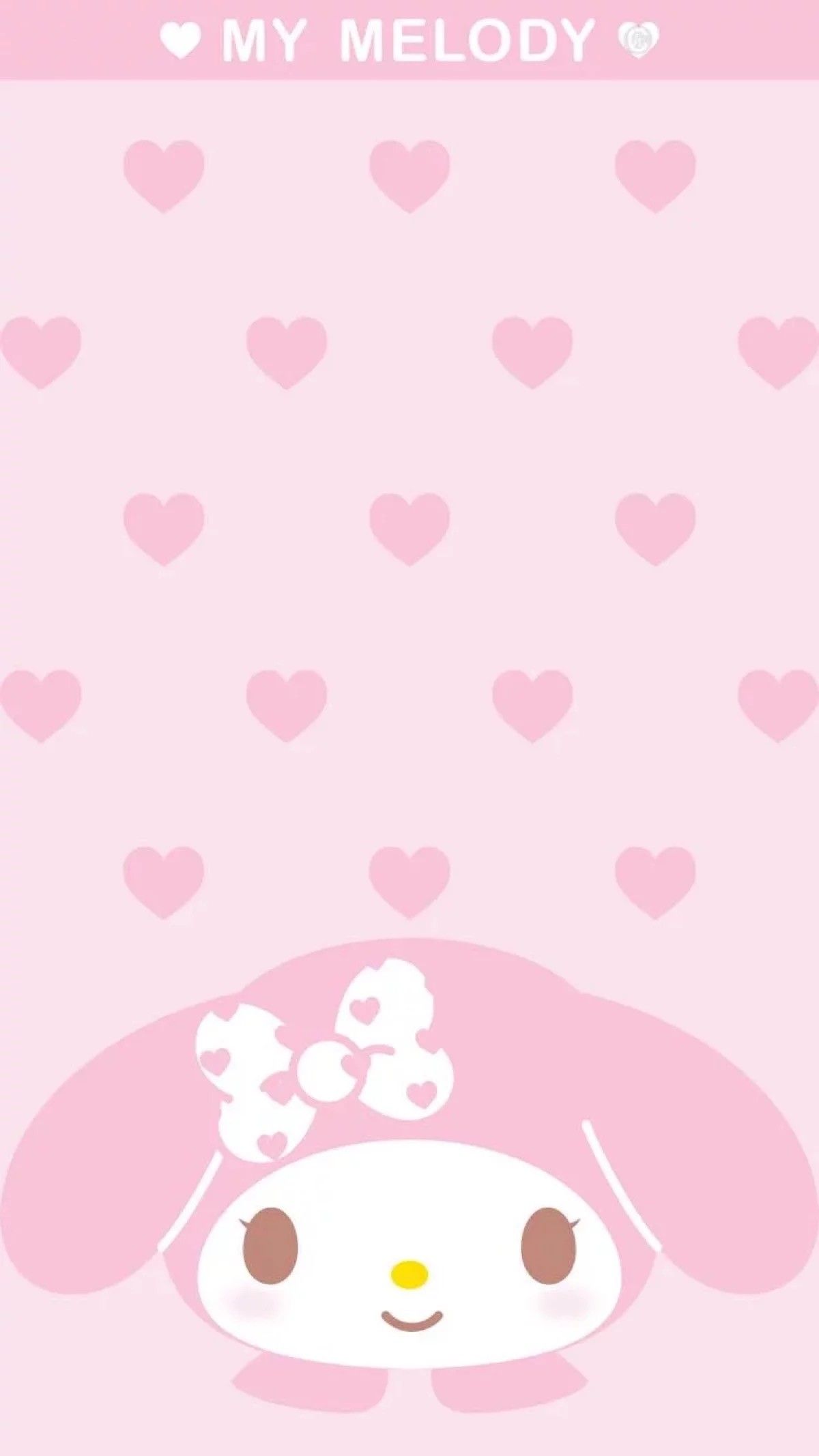 My Melody Sanrio rosa cuori, 1200x2134 Verticale, iPhone Air