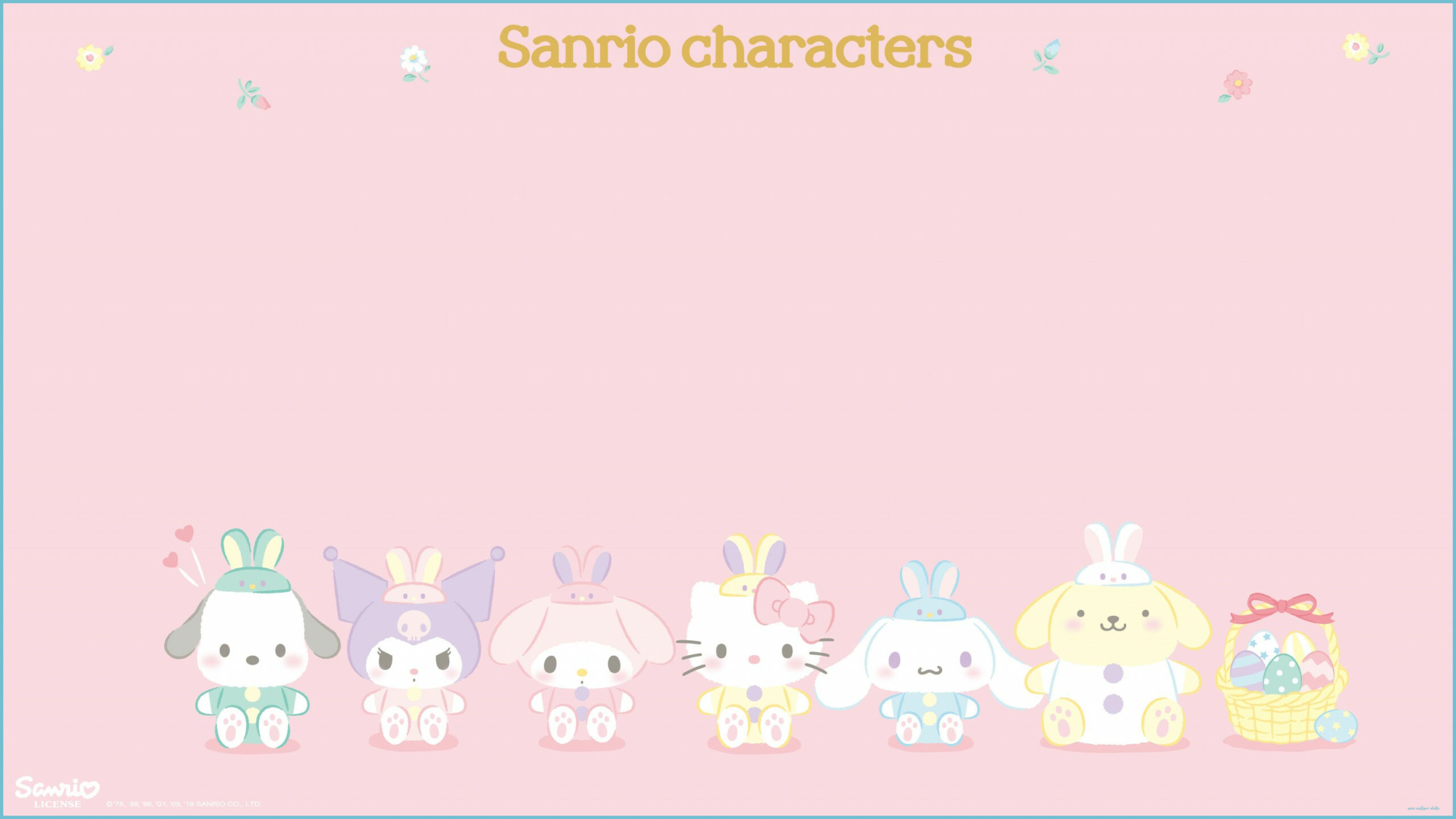 personaggi Sanrio pastello, 2560x1440 2K QHD, Monitor Gaming