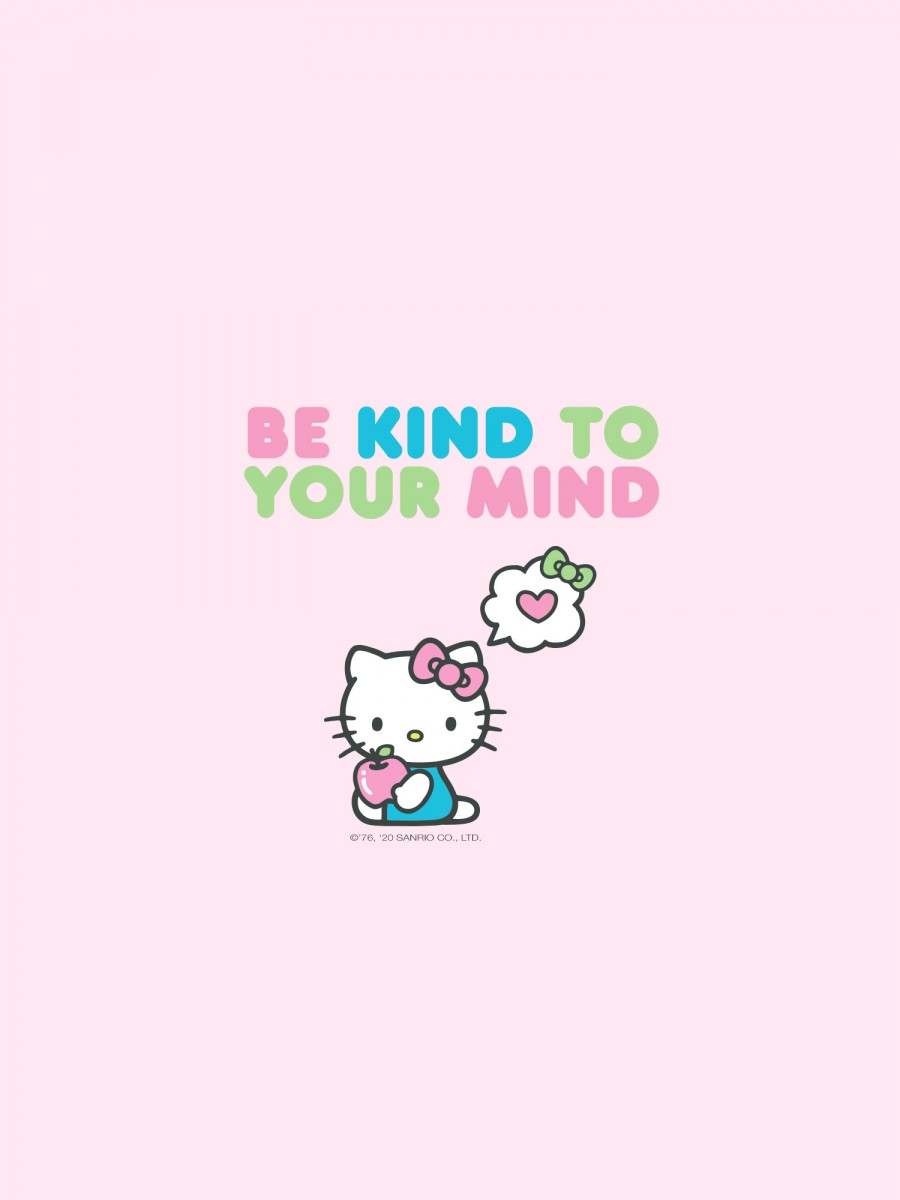 Hello Kitty frase rosa, 900x1200 Full HD Verticale, iPhone