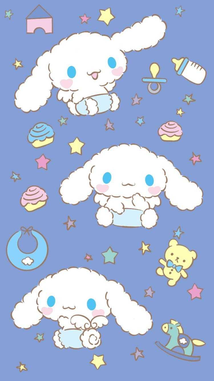 Cinnamoroll bambino stelle azzurro, 750x1334 Full HD Verticale, iPhone