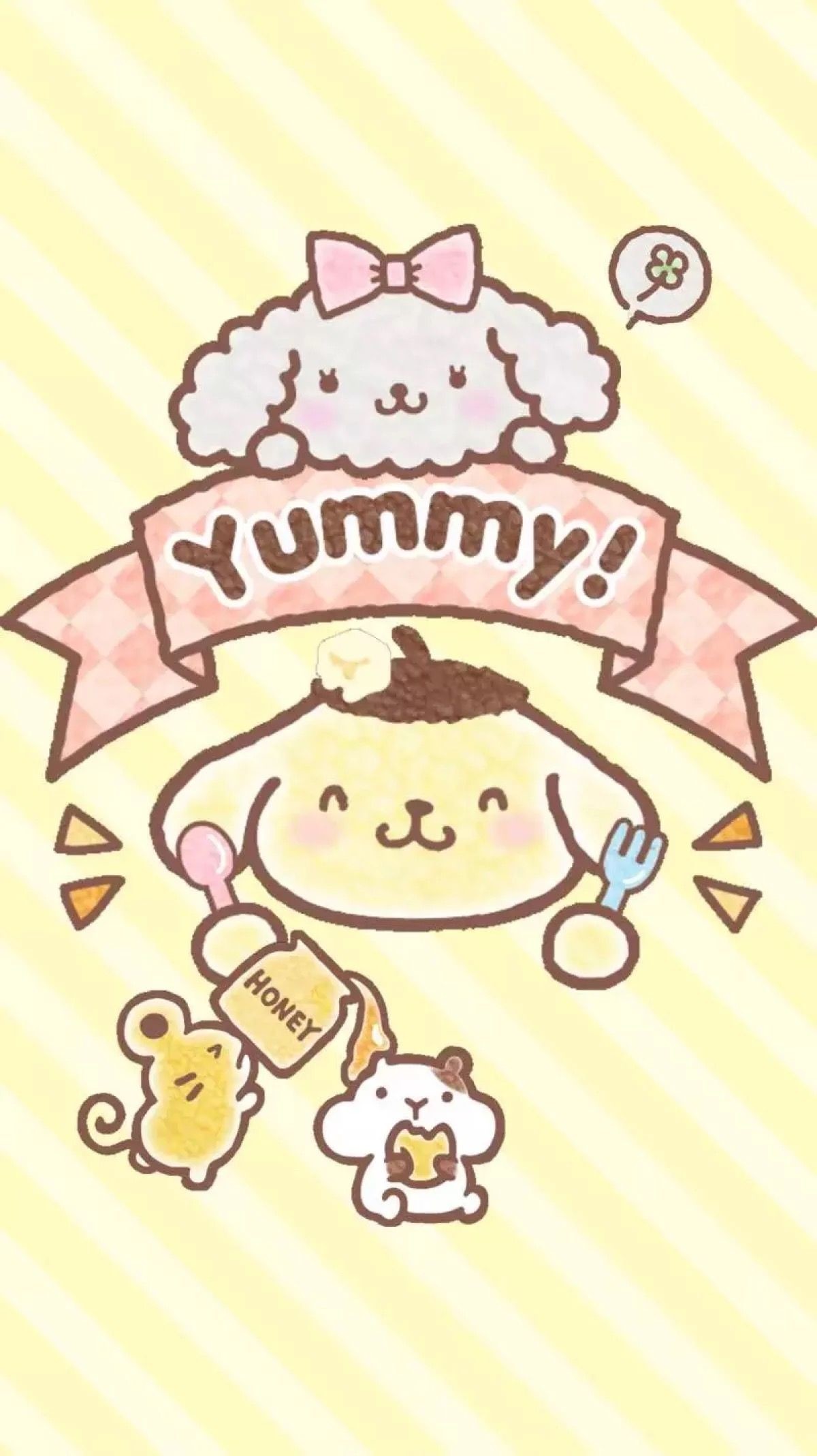 Cinnamoroll Pompompurin Yummy, 1200x2136 Full HD Verticale, Realme