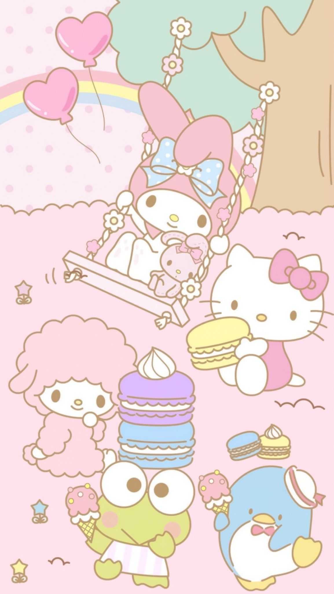 My Melody Hello Kitty altalena, 1154x2048 Verticale, Xiaomi