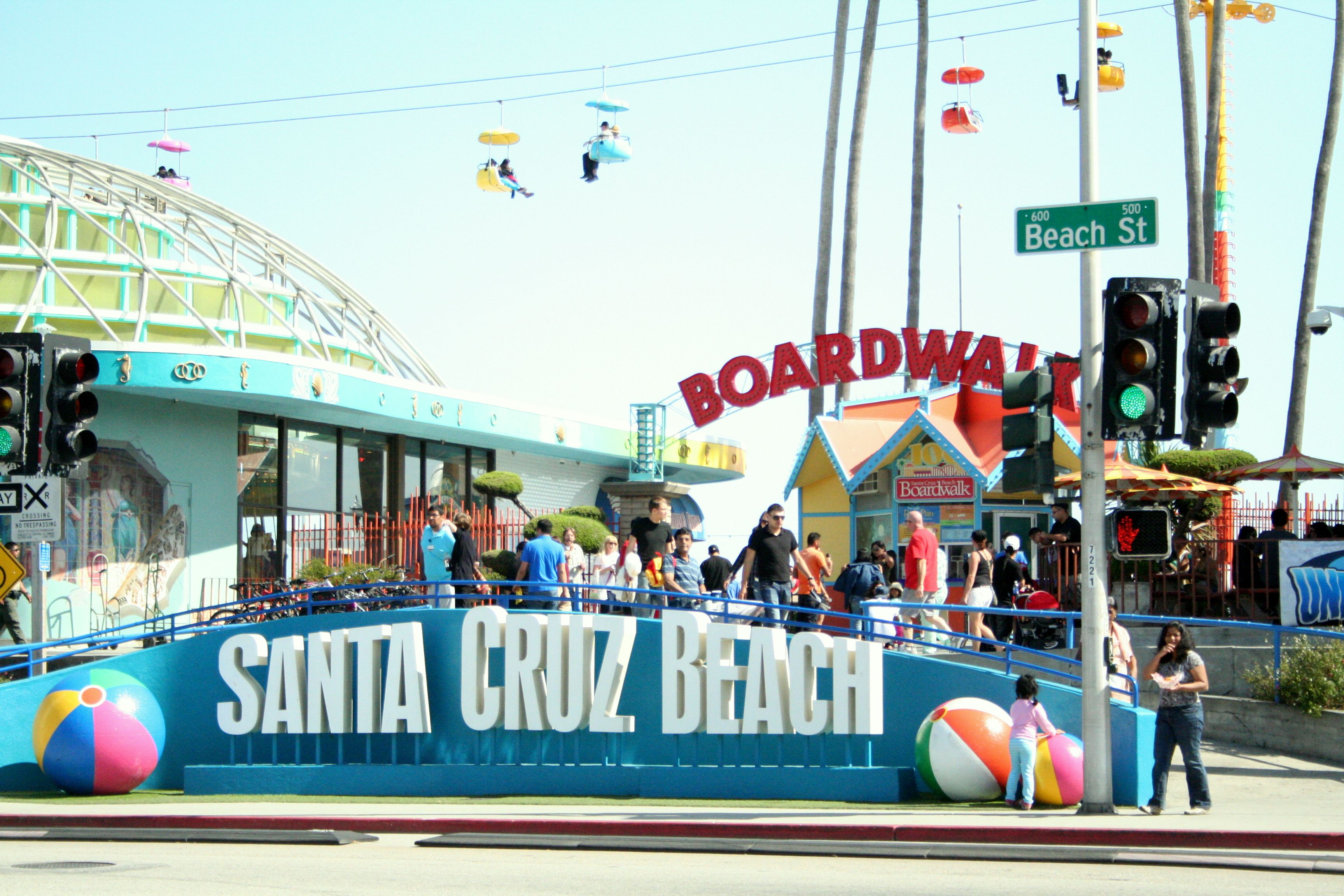 Santa Cruz Beach Boardwalk ingresso, 3456x2304 2K+, Monitor Gaming