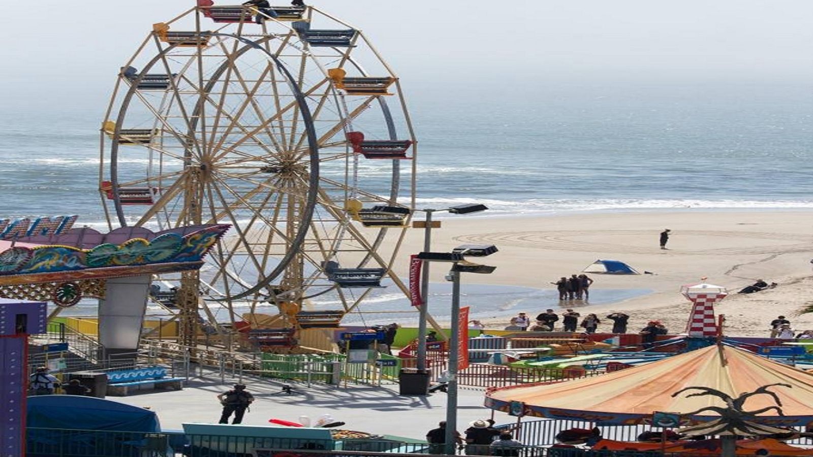 Luna park lungomare Santa Cruz, 1024x768 HD, iMac