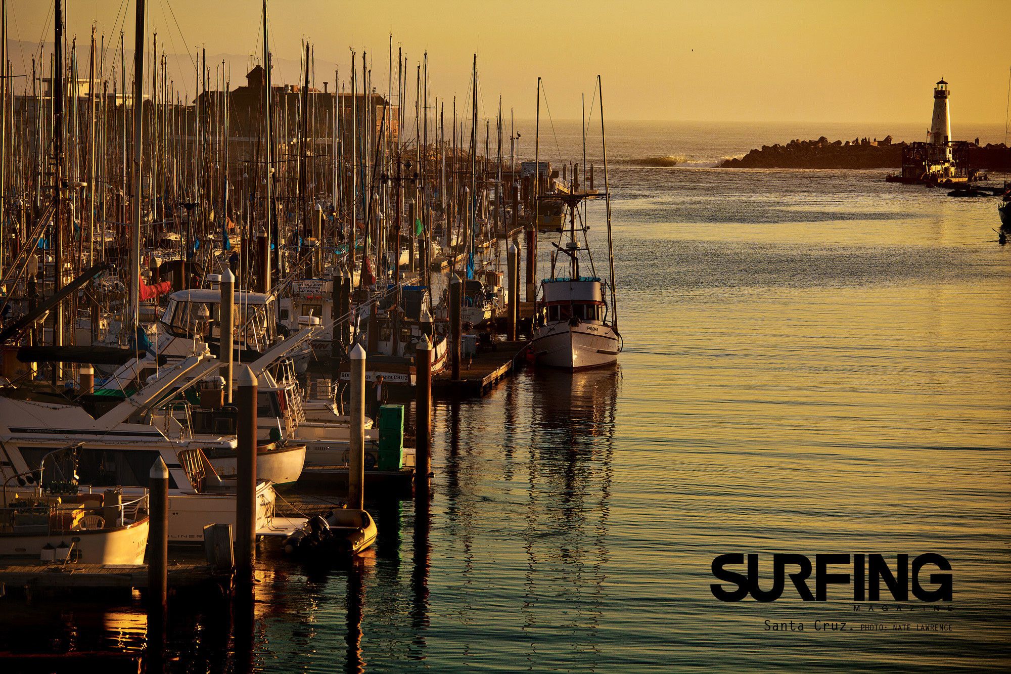 Porto barche tramonto Santa Cruz, 2000x1333 2K, iMac