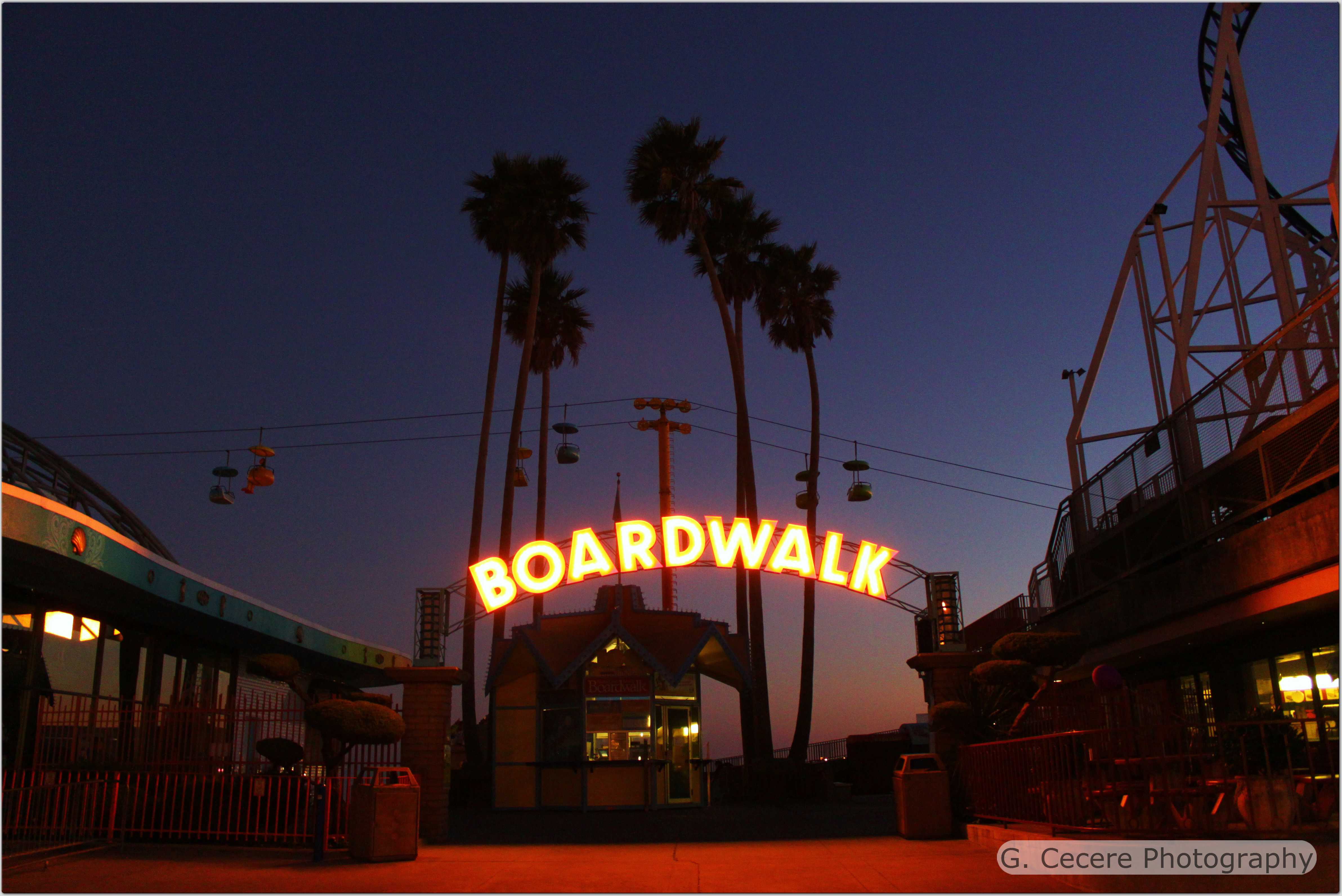Boardwalk Santa Cruz al tramonto, 4768x3184 UHD, PC 4K
