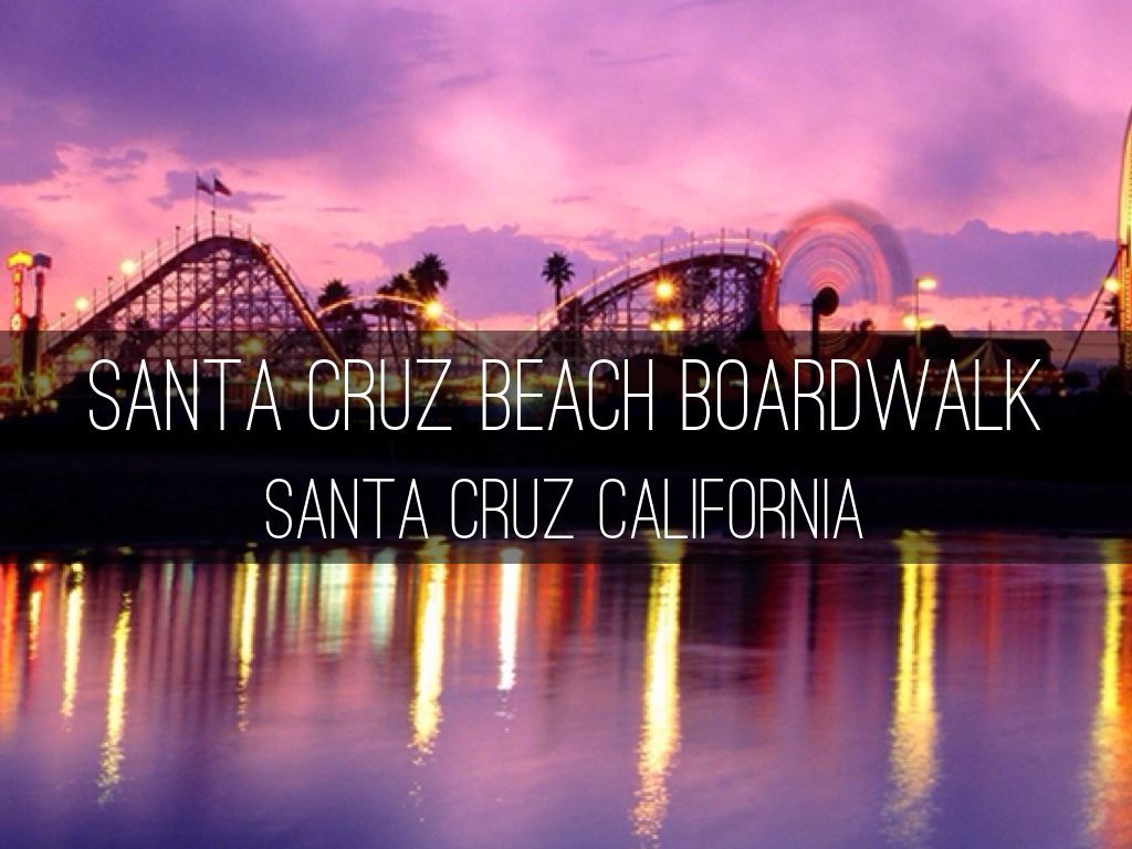 Santa Cruz Beach Boardwalk tramonto, 1024x768 HD, Desktop