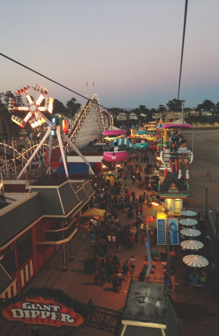 Luna park lungomare al tramonto, 834x1280 Full HD Verticale, iPhone